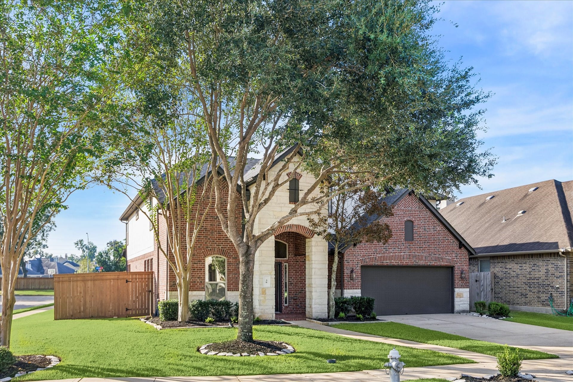 30 Glade Park Drive, Missouri City, TX 77459 Major improvements inside and out add lasting value and peace of mind. In 2026, exterior and system updates include a roof in February, followed by driveway repairs and six replaced windows in 2026. The 2024 improvements include whole-house exterior paint, updated landscaping, A/C and HVAC, all fencing, and a replaced sprinkler system and control box. The backyard patio and pergola, added in 2015, offer even more room to enjoy outdoor living.