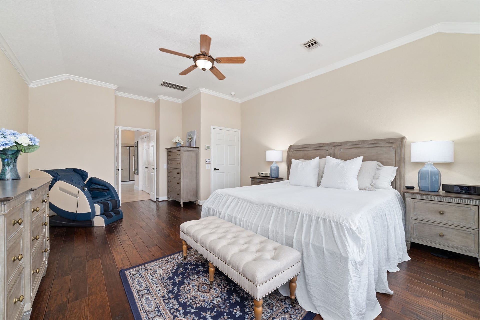 9234 E Canyon Lake Springs Drive, Cypress, TX 77433 You will want to retreat to your bedroom and enjoy this peaceful space.