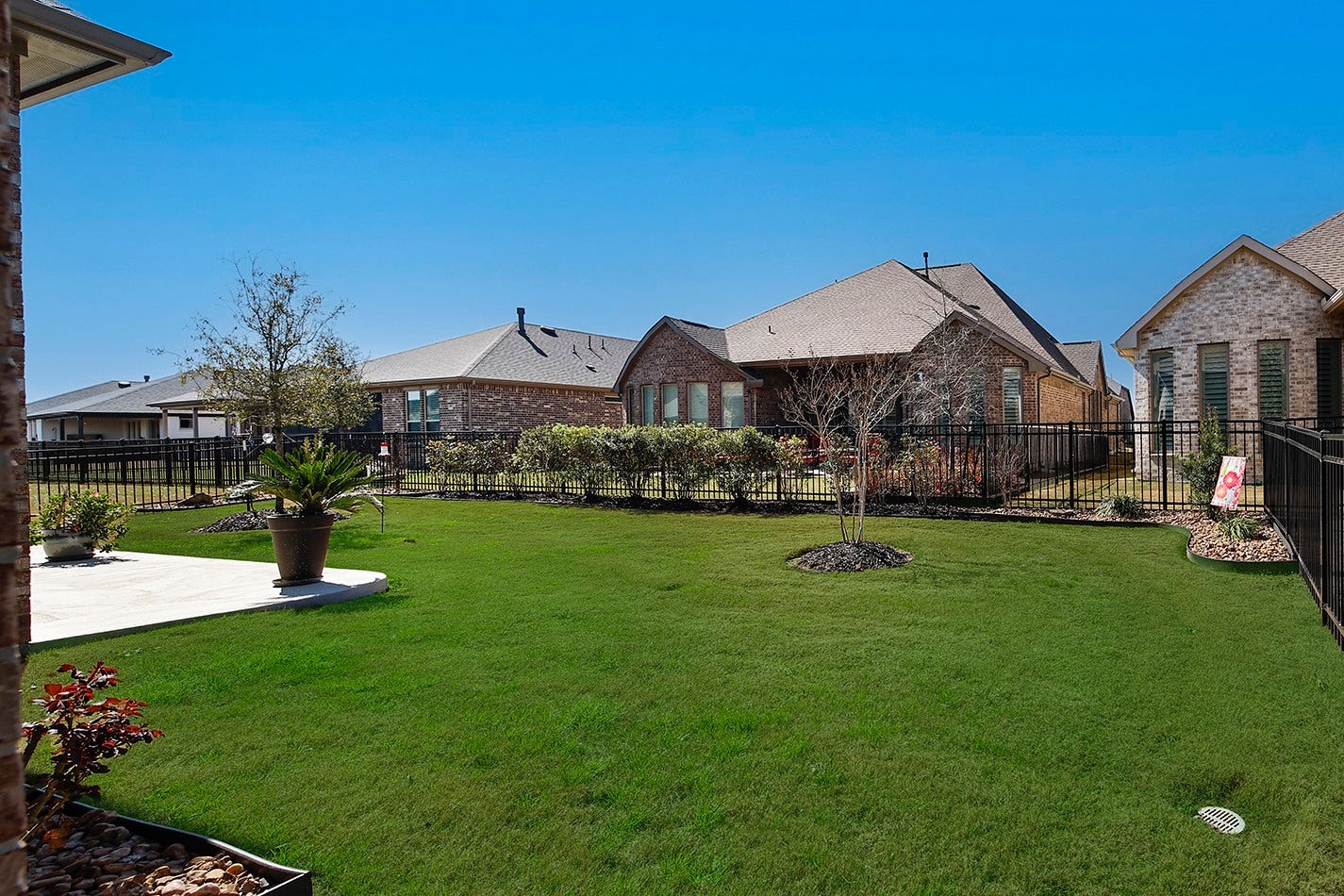 10135 Lehman Drive, Willis, TX 77318 The spacious backyard offers plenty of lawn area, perfect for adding a garden or setting up yard games for when the grandkids visit.