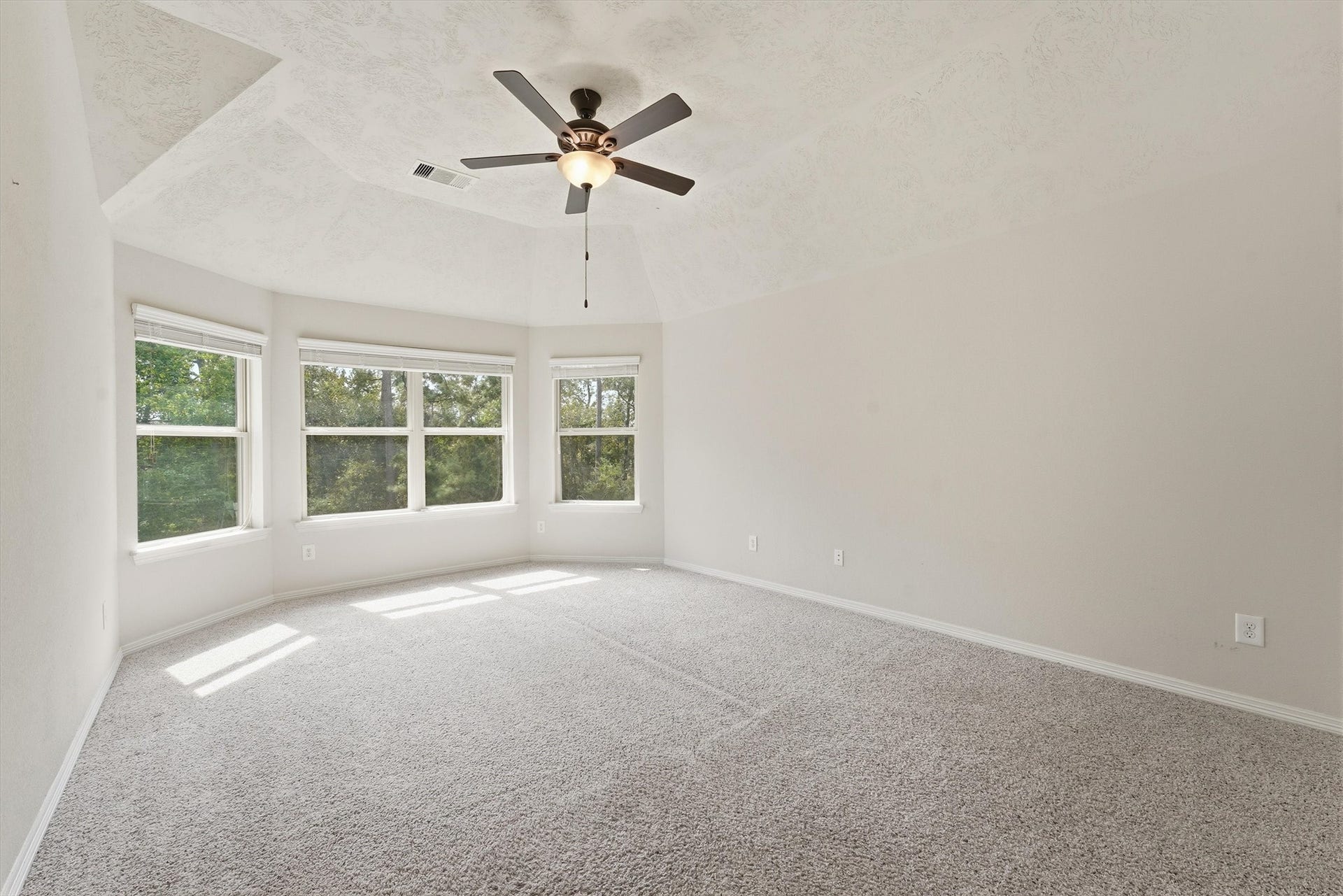 13920 N Lake Branch Lane, Houston, TX 77044 Bedroom #3 upstairs with views out to the greenbelt