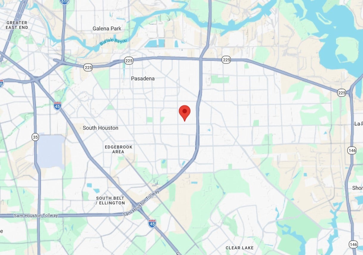 2915 Lily Street, Pasadena, TX 77503 Map view