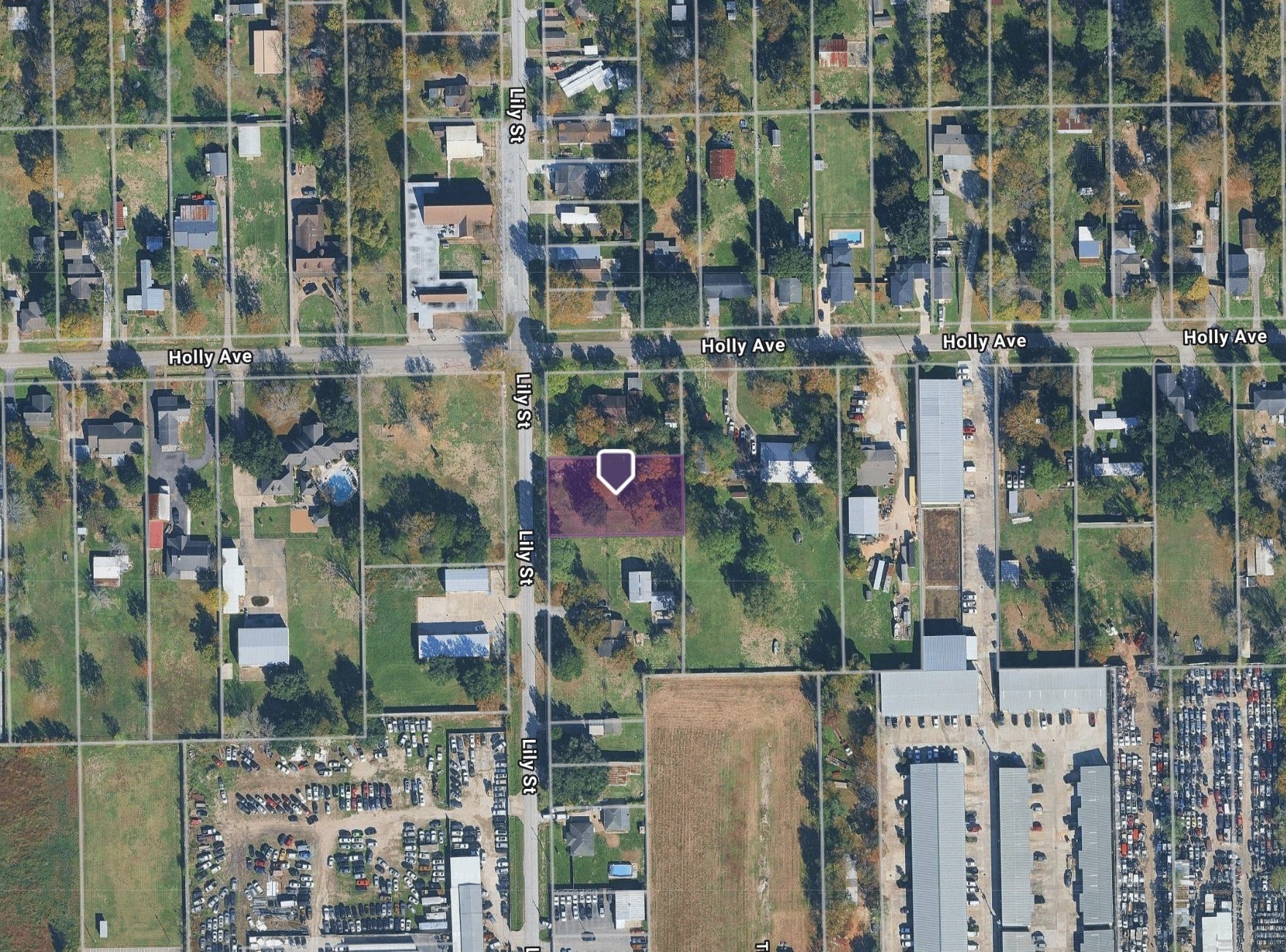 2915 Lily Street, Pasadena, TX 77503 Aerial view