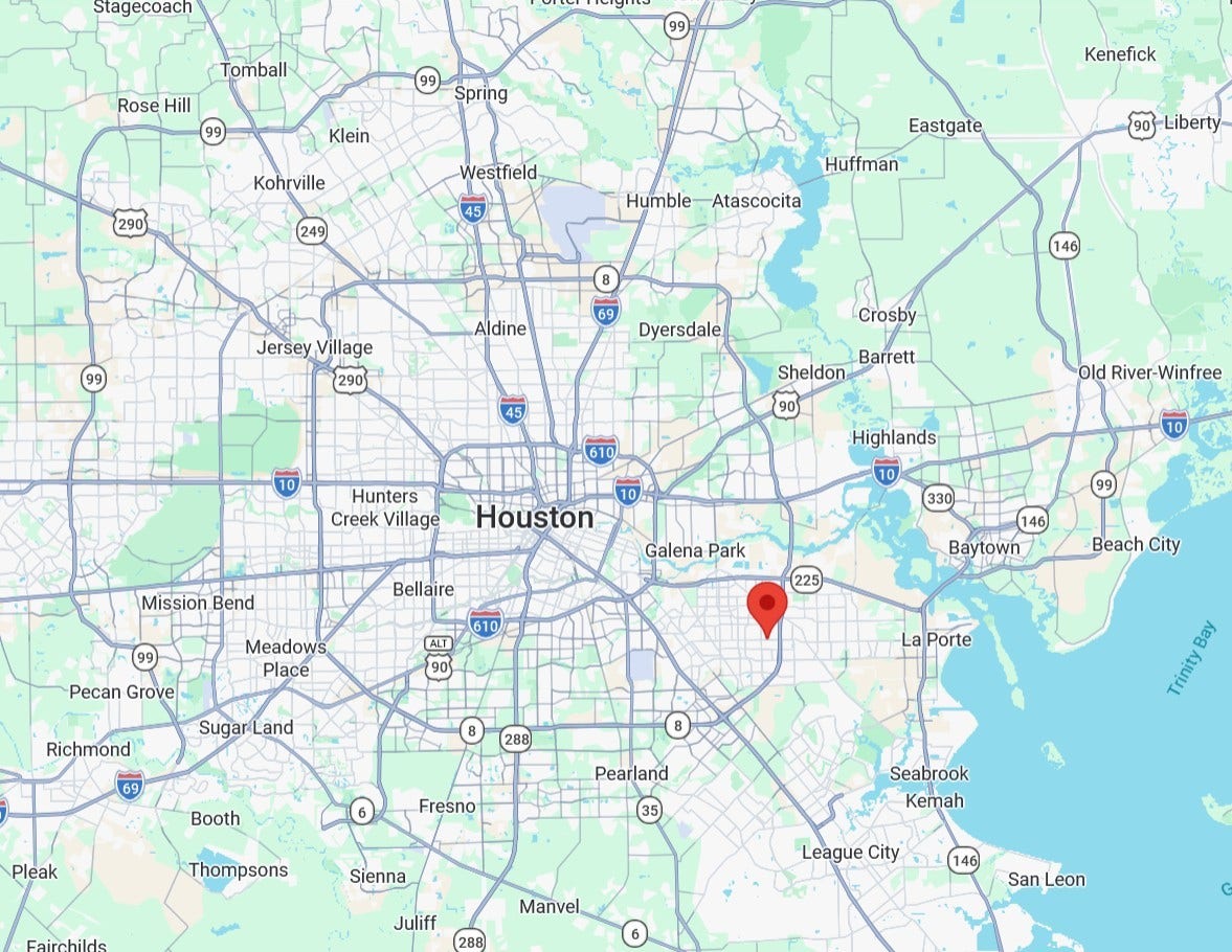 2915 Lily Street, Pasadena, TX 77503 Map view