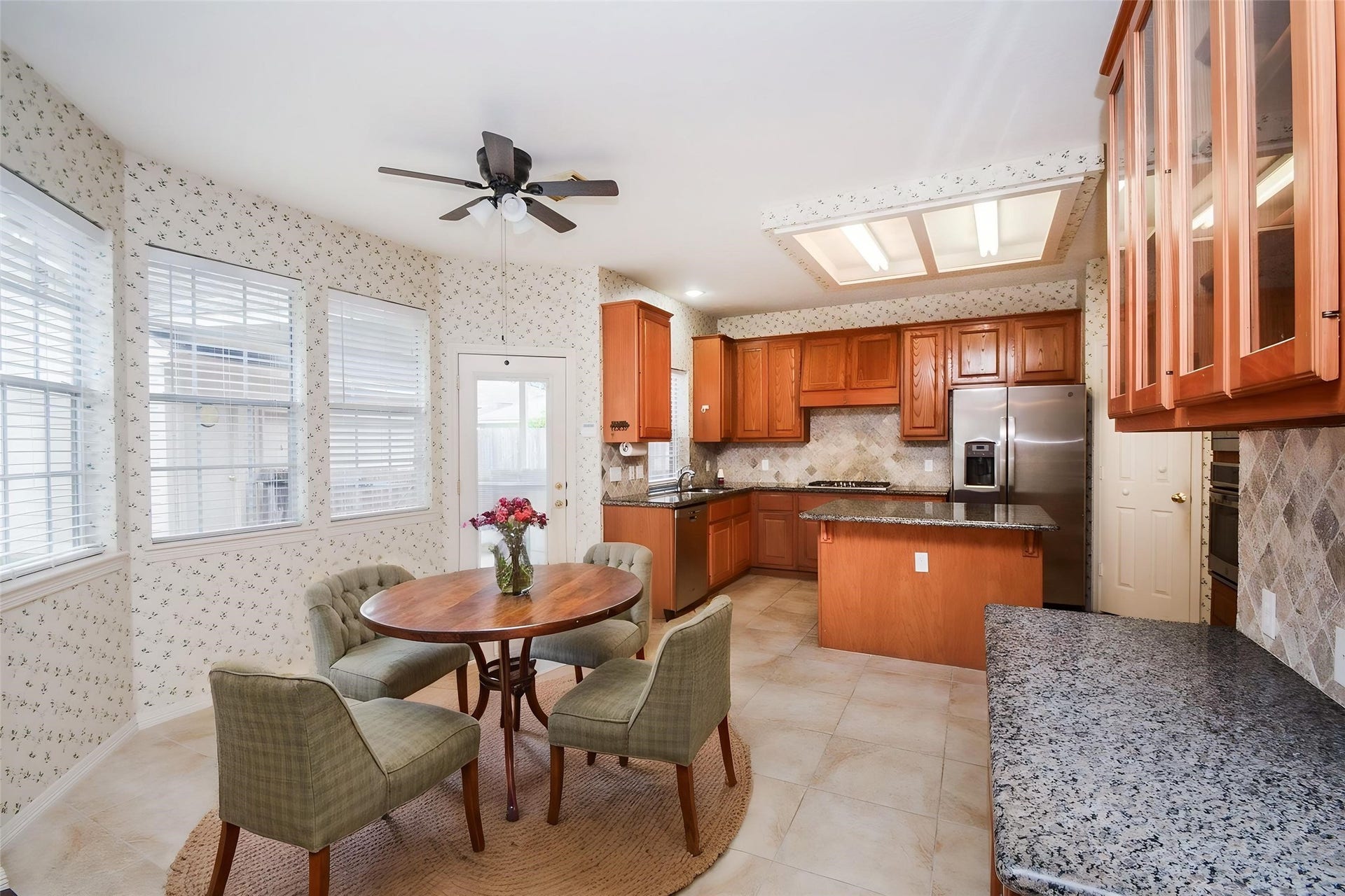 17122 Highland Canyon Drive, Houston, TX 77095 Virtually staged breakfast area
