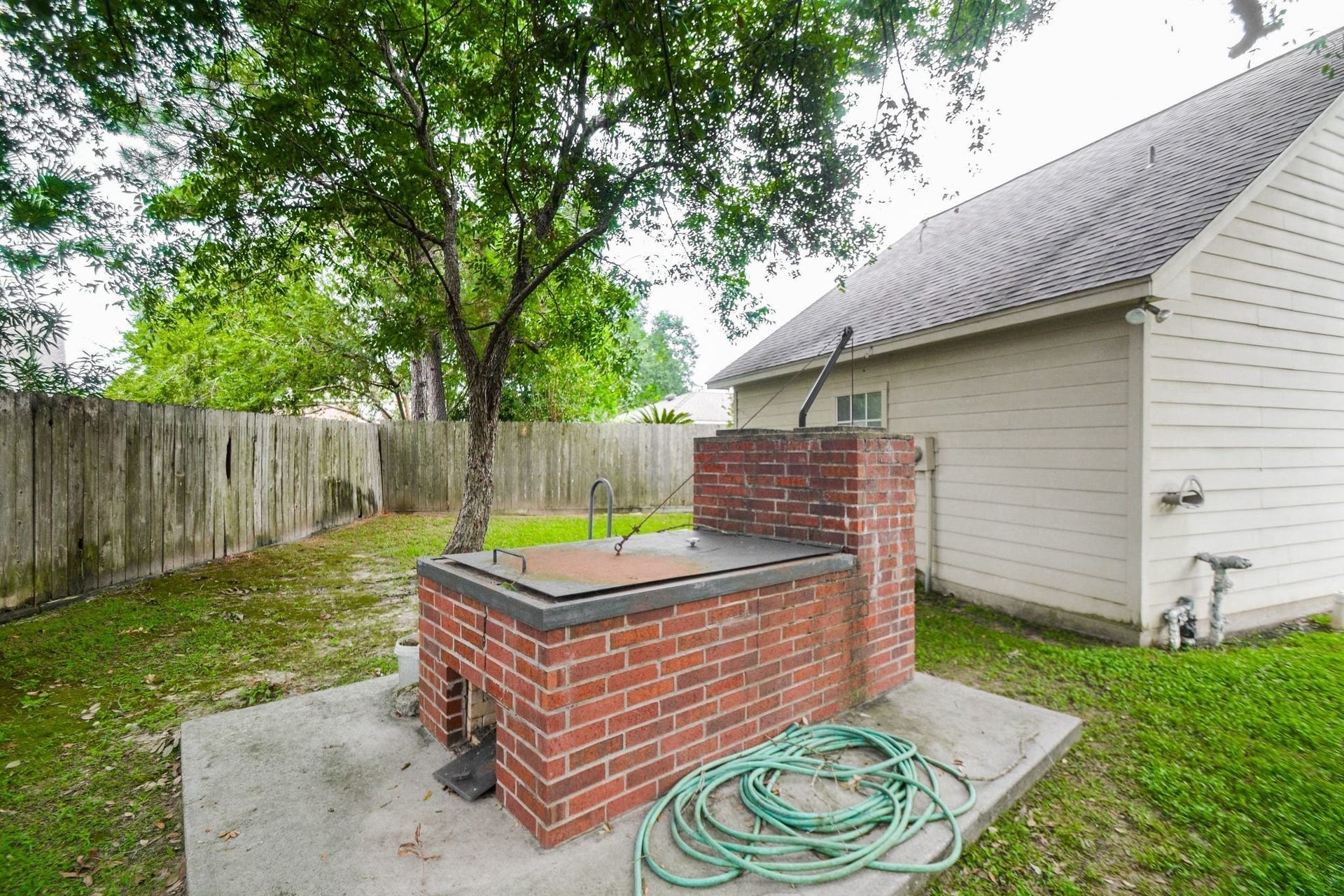 17122 Highland Canyon Drive, Houston, TX 77095 Custom BBQ Pit in the far back yard