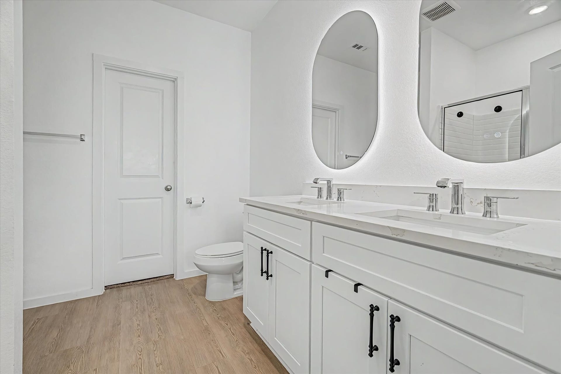 Primary Bath with Double Sinks