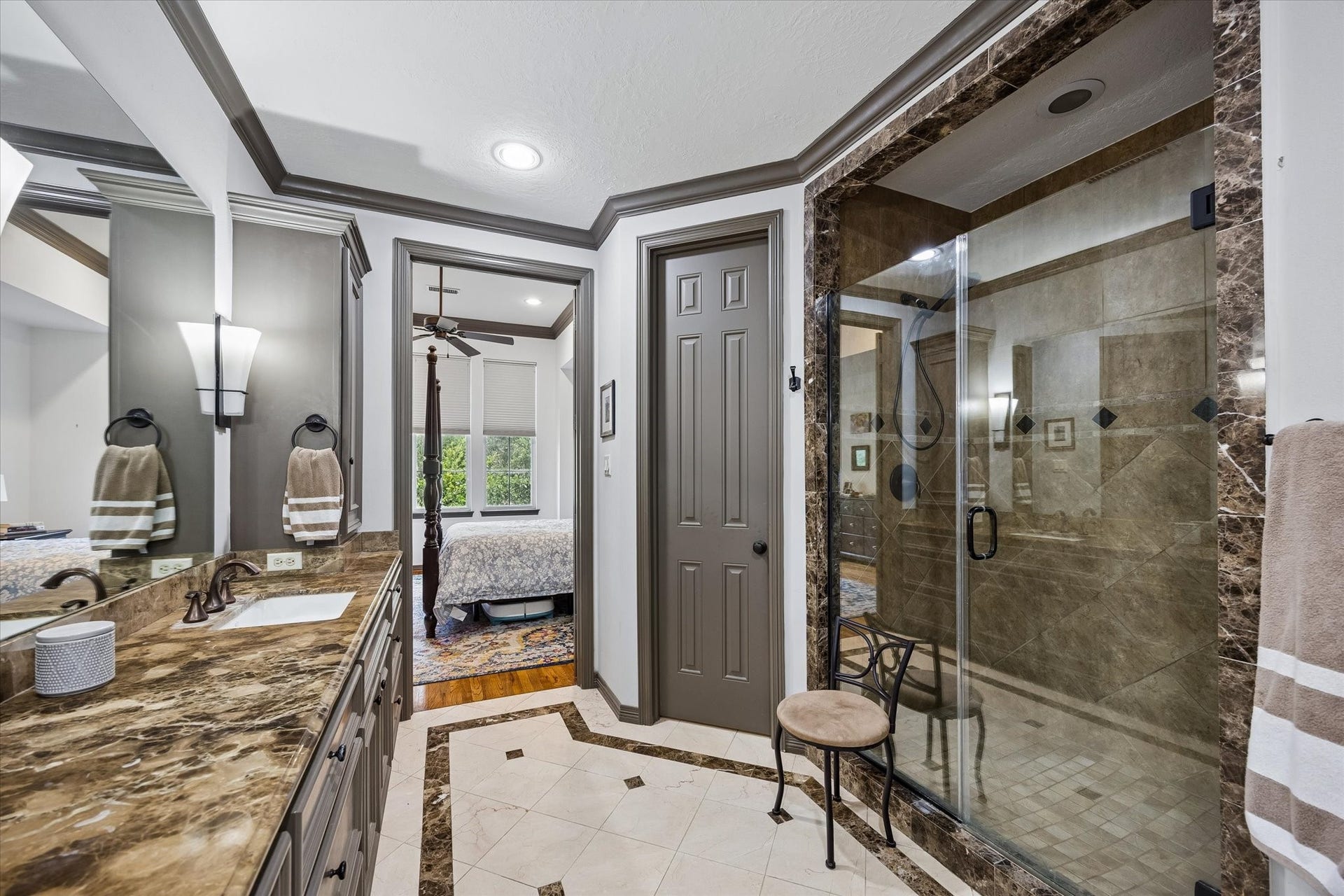 That Shower is so sumptuous you may never want to leave it!