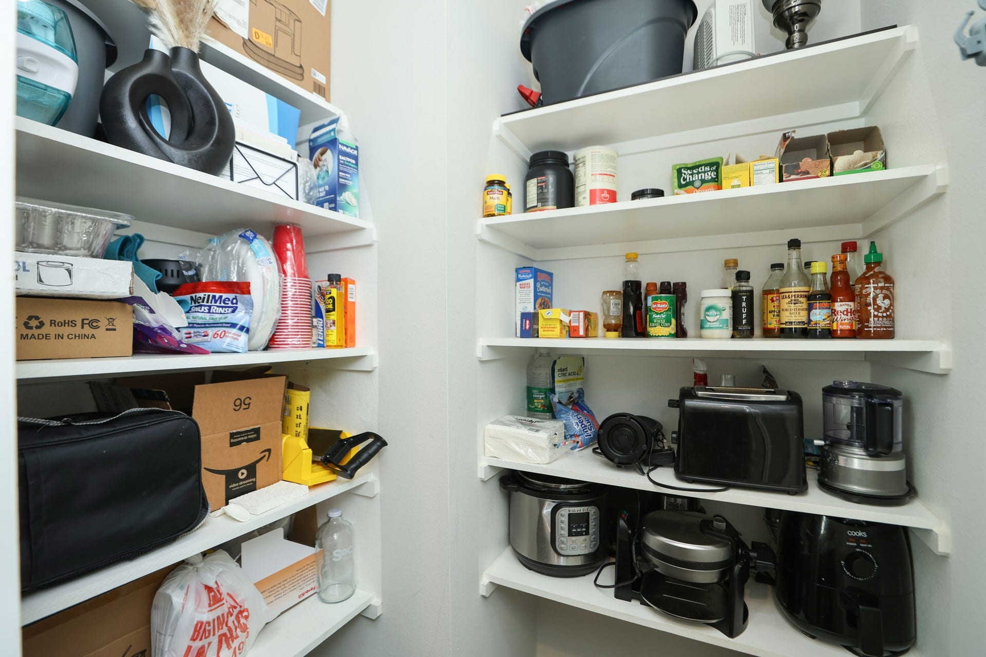 4515 Cornish Street, #A, Houston, TX 77007 Home has a full pantry with room for food and appliances.