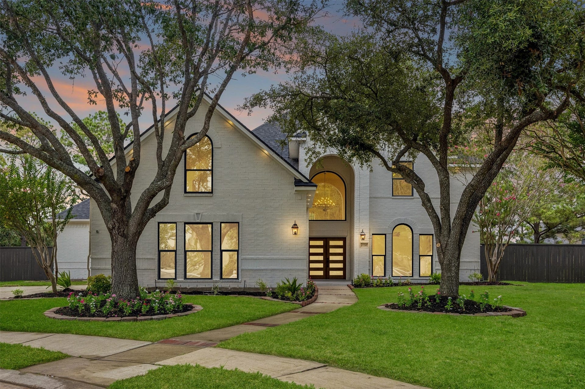12230 Calico Falls Lane, Houston, TX 77041 Behind the manned gate of Lakes on Eldridge North, on a quiet oversized lot a home taken to the studs and rebuilt from the inside out.