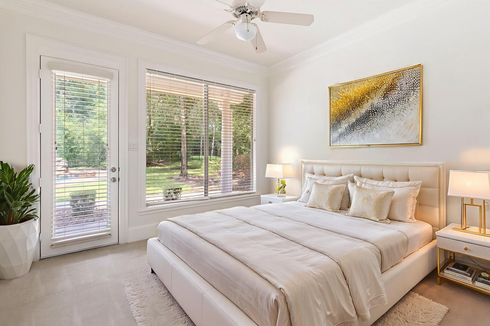 39 W Bracebridge Circle, The Woodlands, TX 77382 Staged - Second Bedroom Down