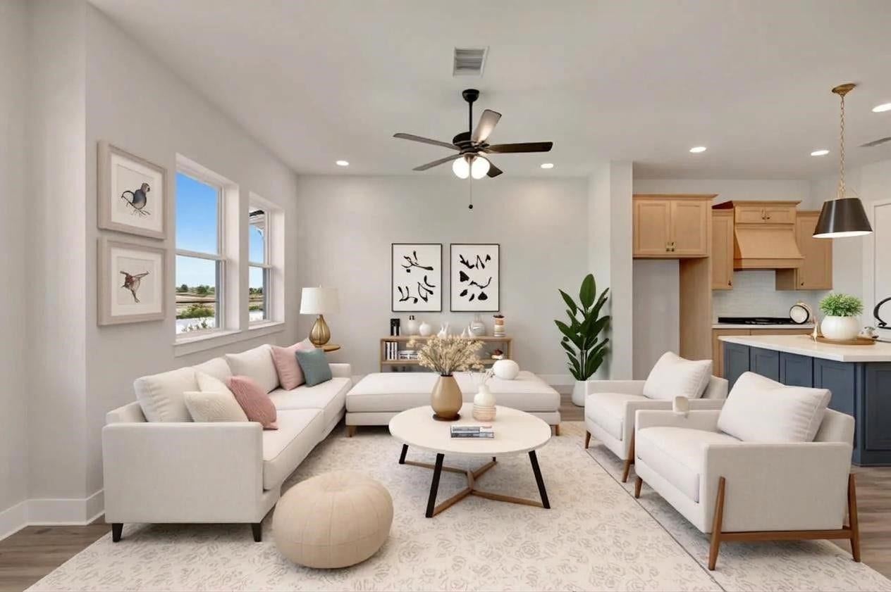 Virtually staged to give you the visual you need to see furniture placement and how the home can live.