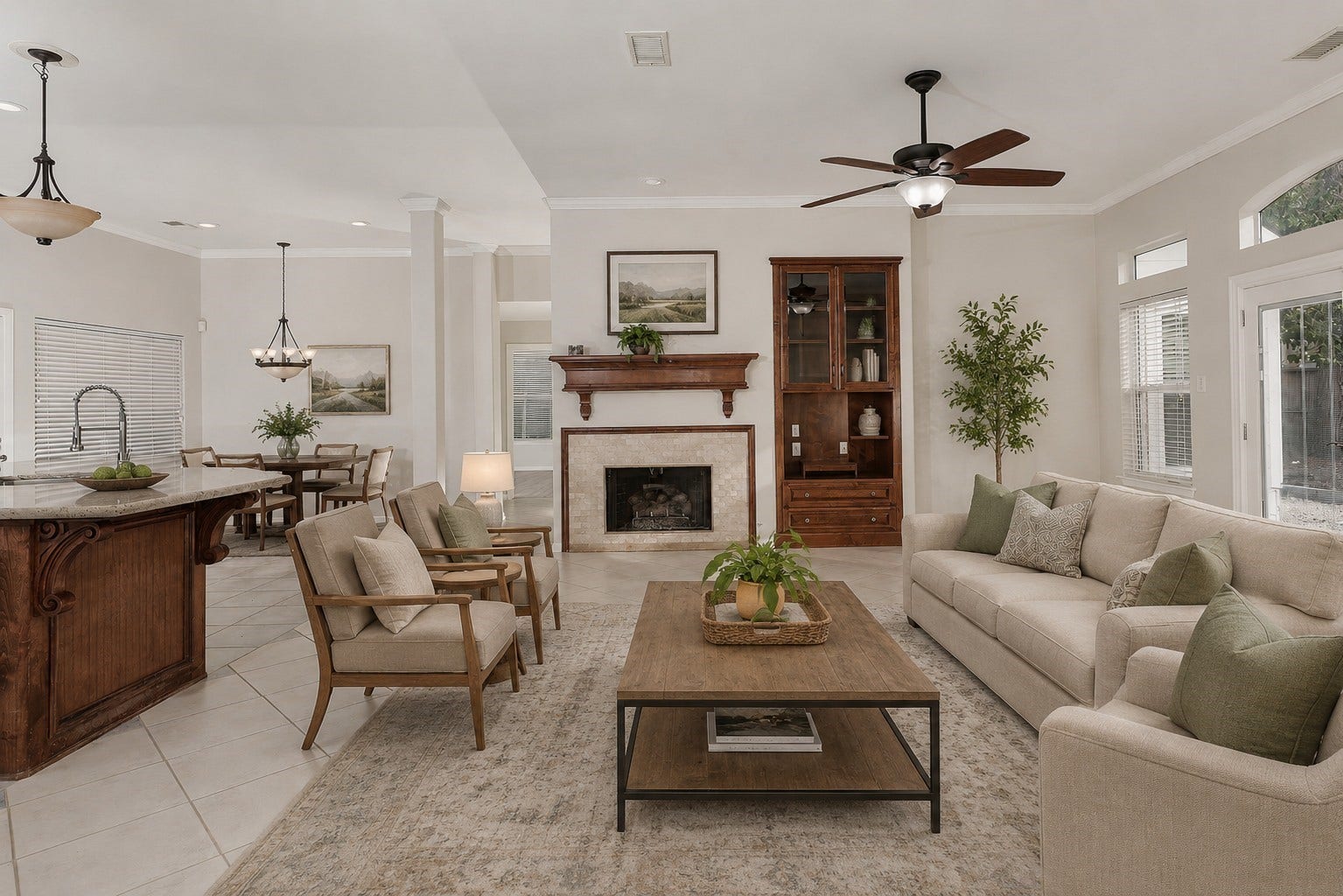 34 Cypress Bayou Court, The Woodlands, TX 77382 Virtually staged