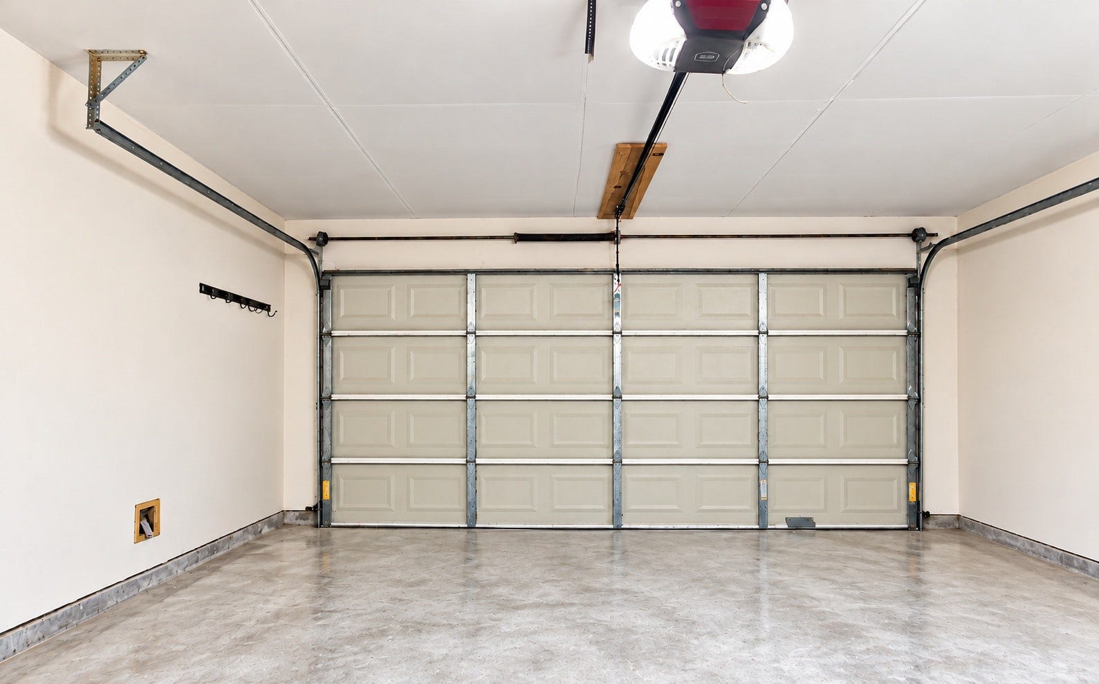 The two-car garage!