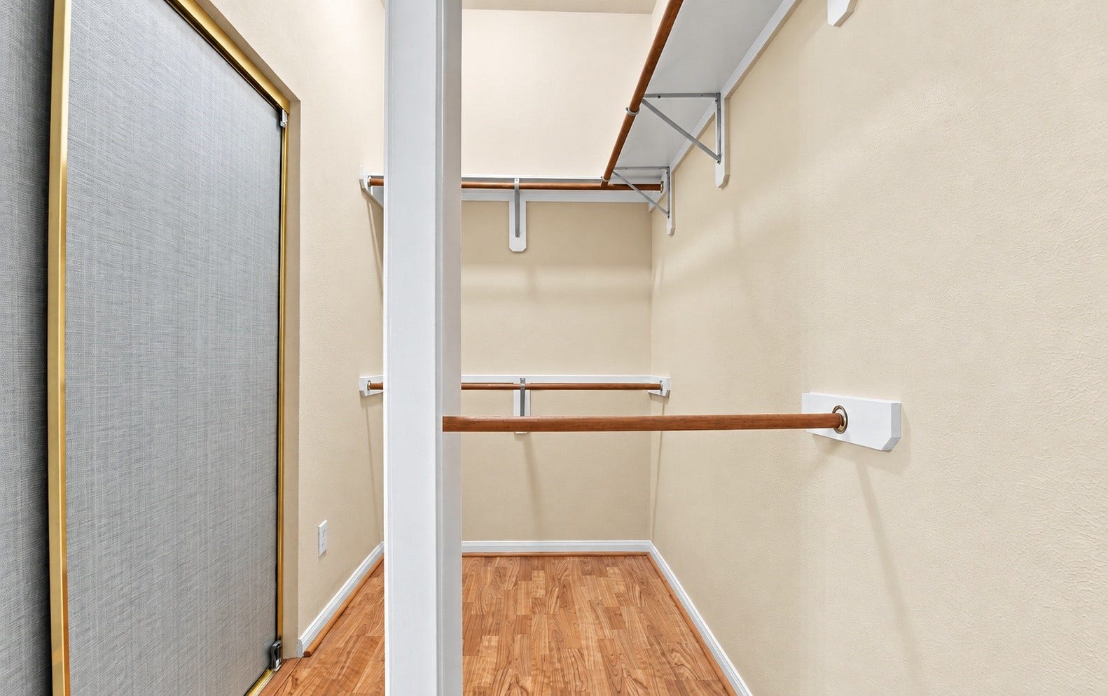 Walk-in Closet in the primary bathroom!