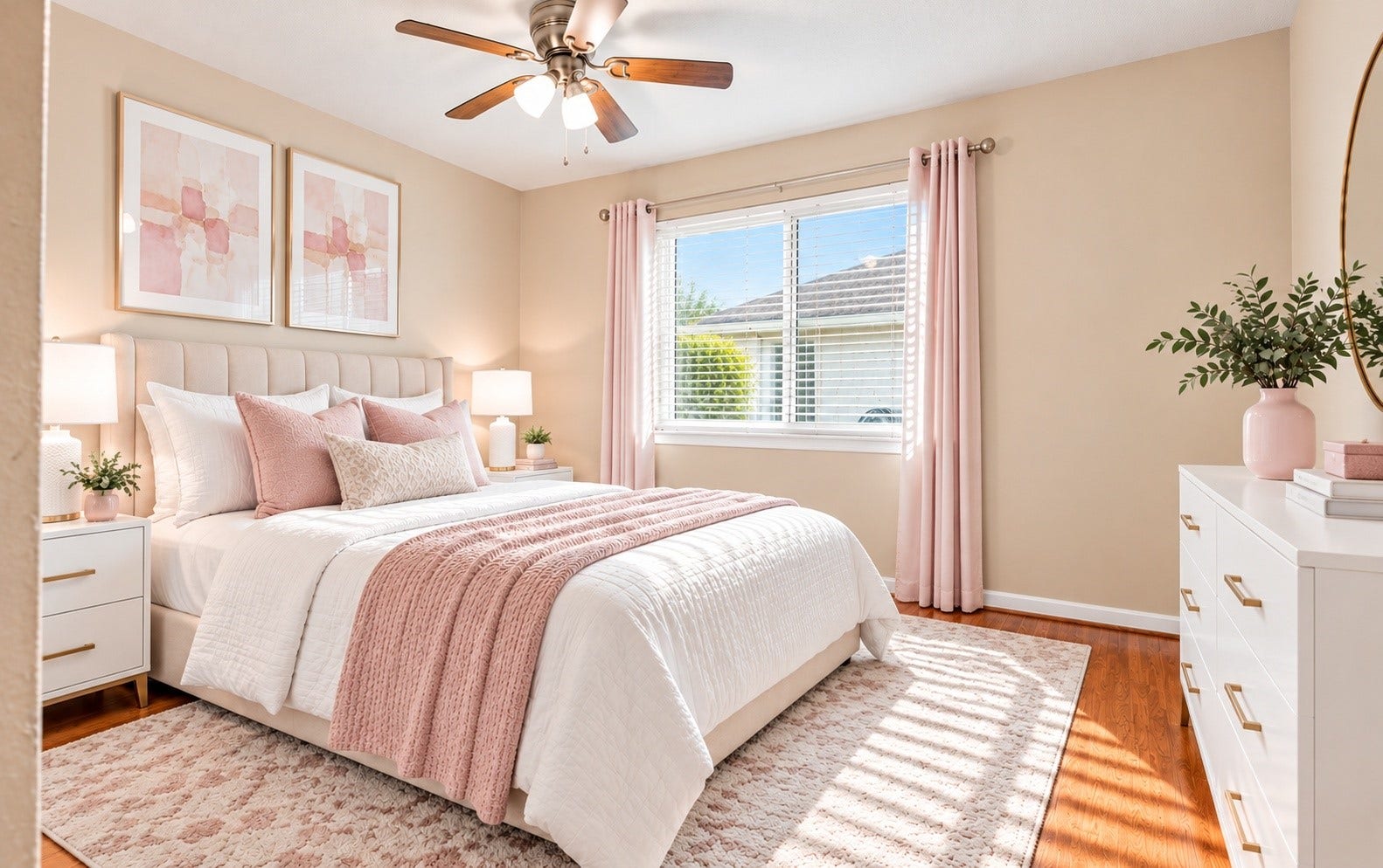 One of the bedrooms!
*This bedroom is virtually staged*