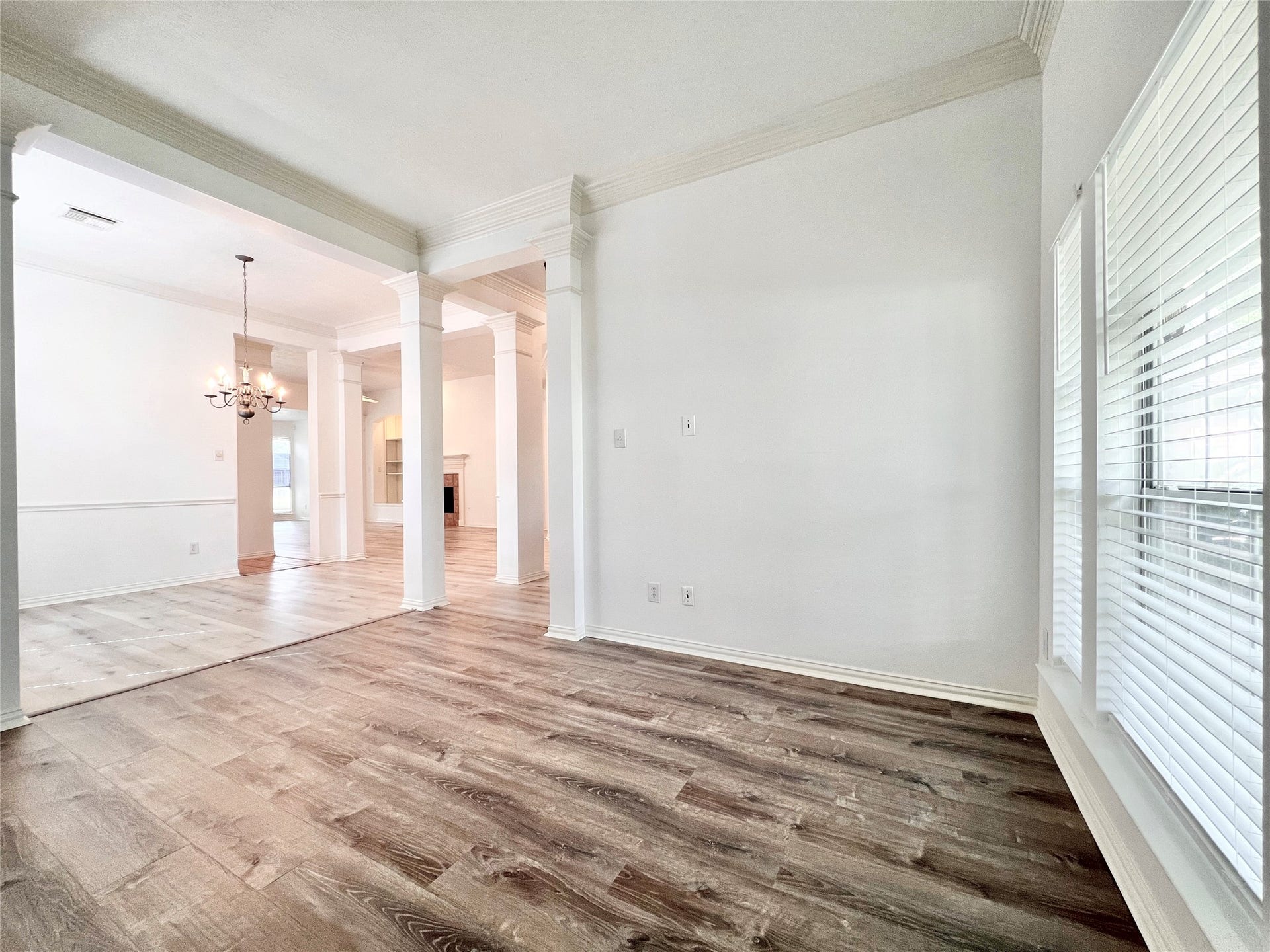 15915 Misty Heath Lane, Houston, TX 77084 view of Formal Living room open to dining room