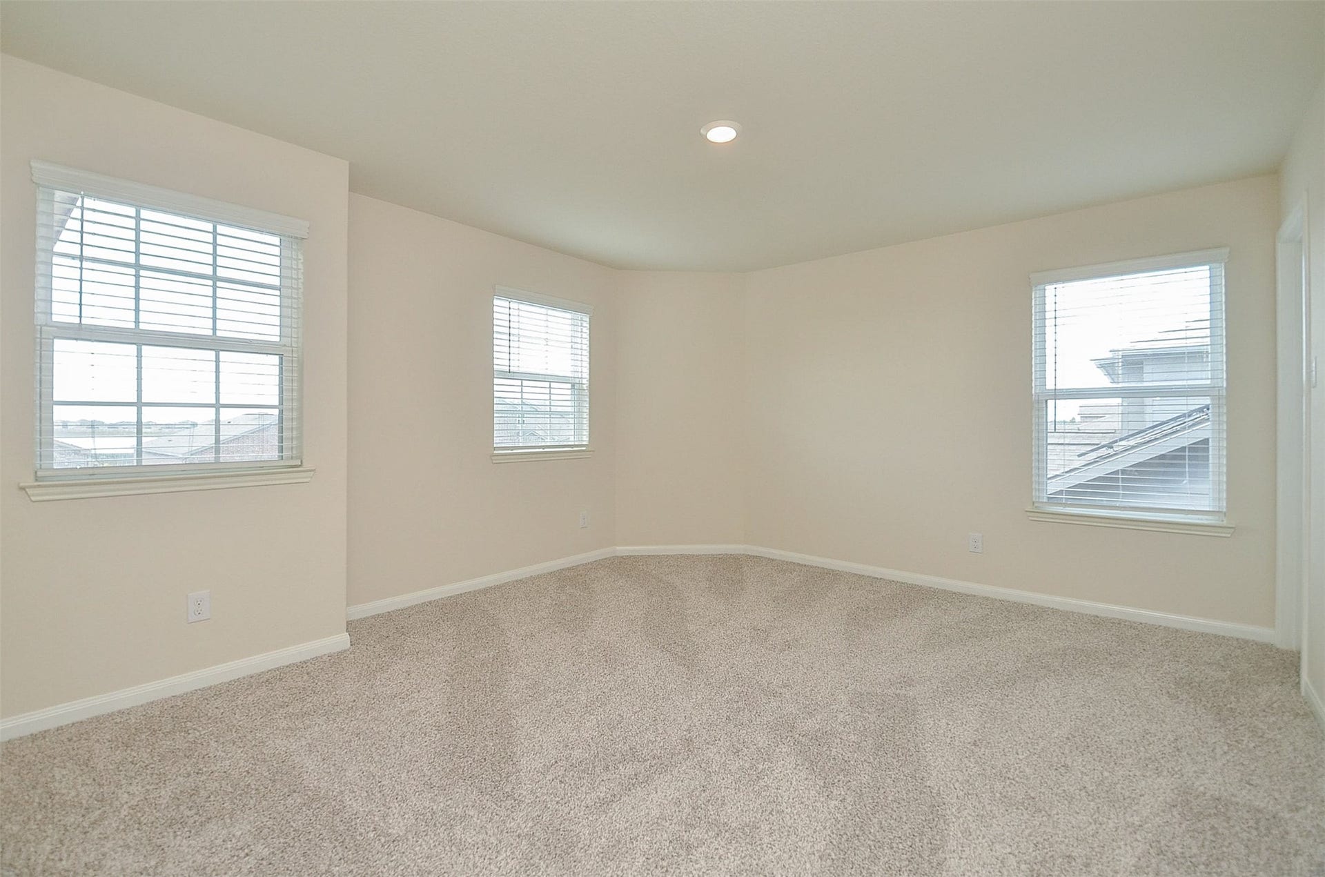 Spacious, spacious Secondary Bedroom and closet space.