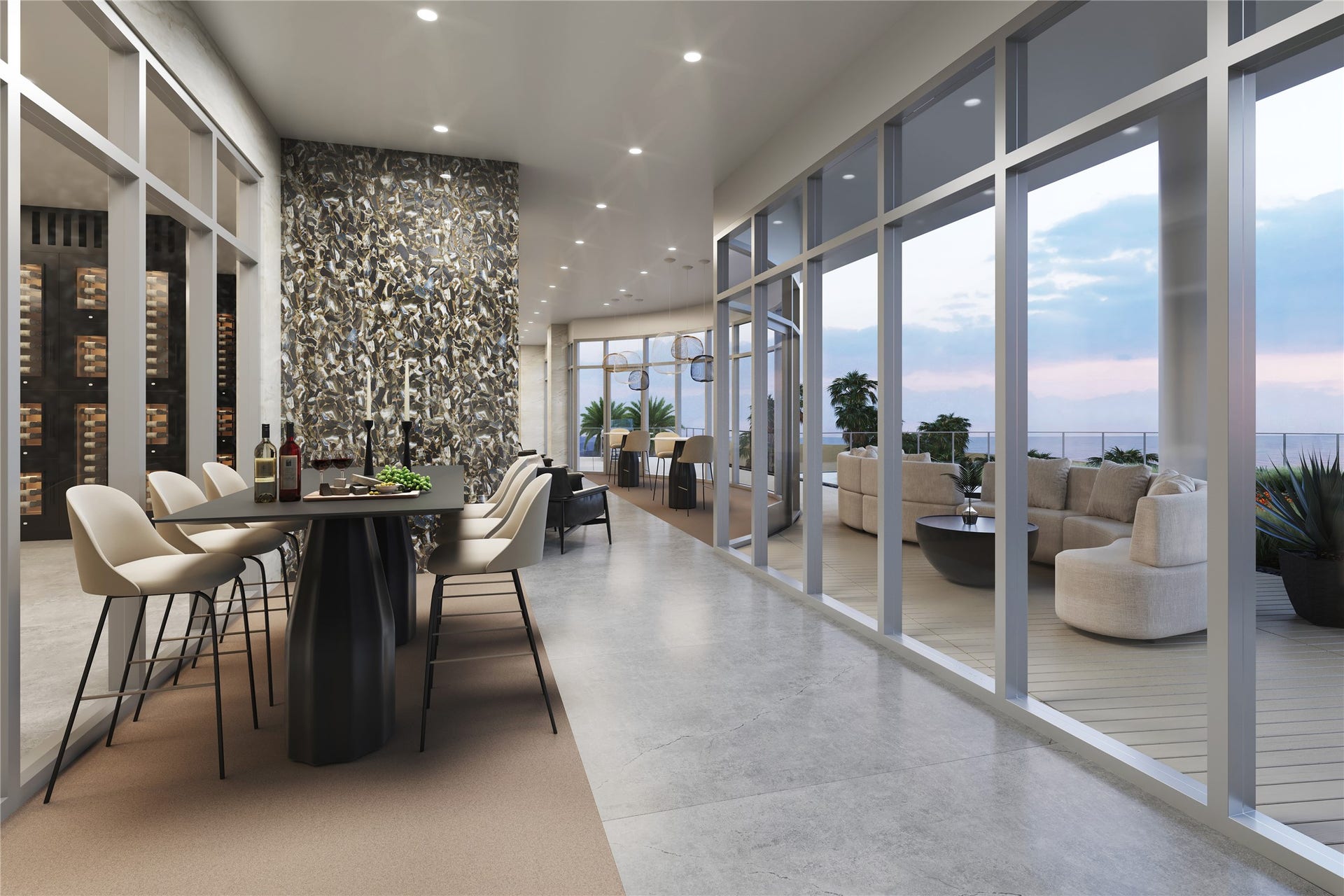 10525 San Luis Pass Road, #402, Galveston, TX 77554 Experience the allure of our private wine storage and tasting room, where each resident is assigned a personal wine locker, capable of housing up to 200 bottles.