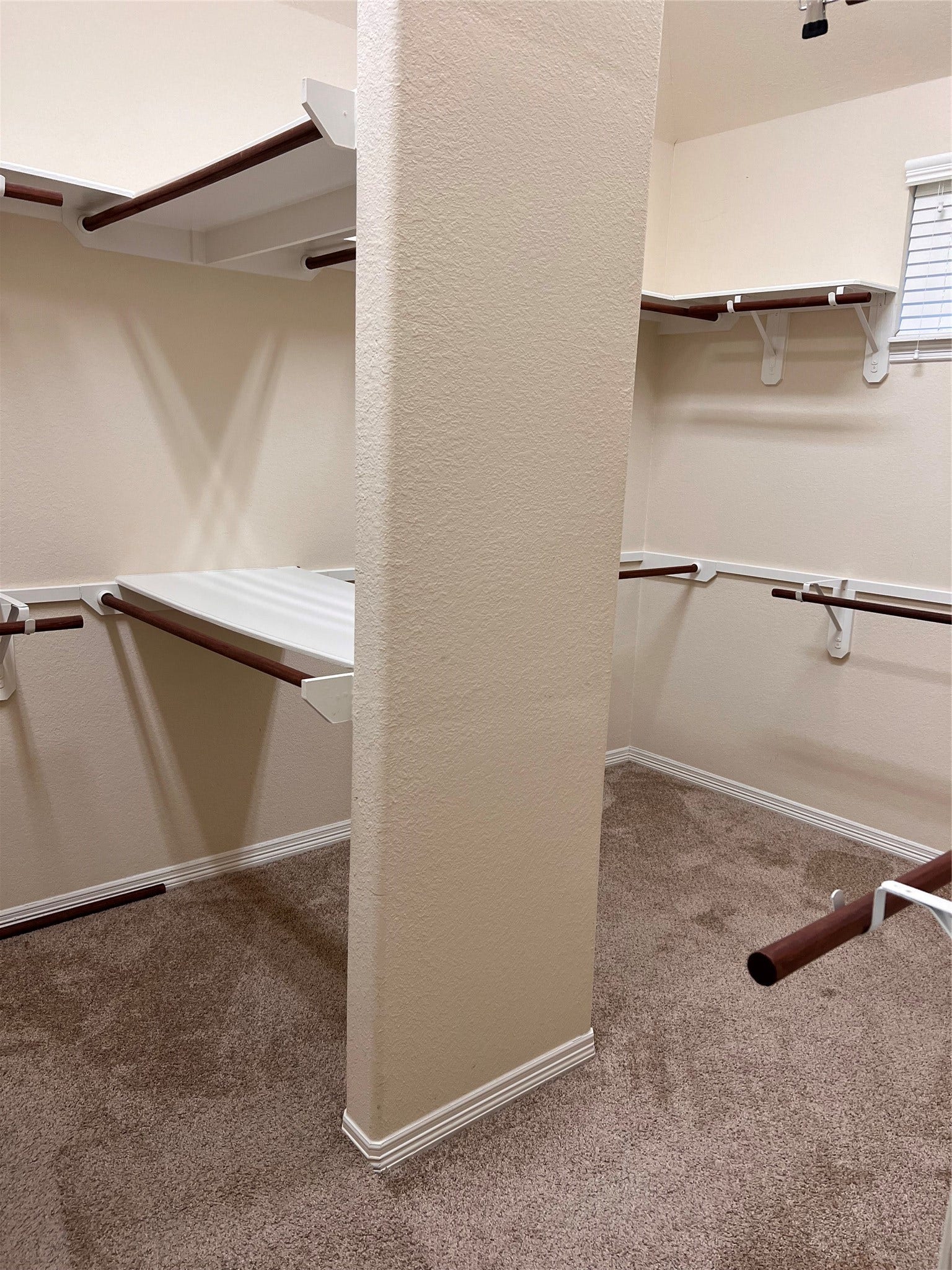 Primary closet