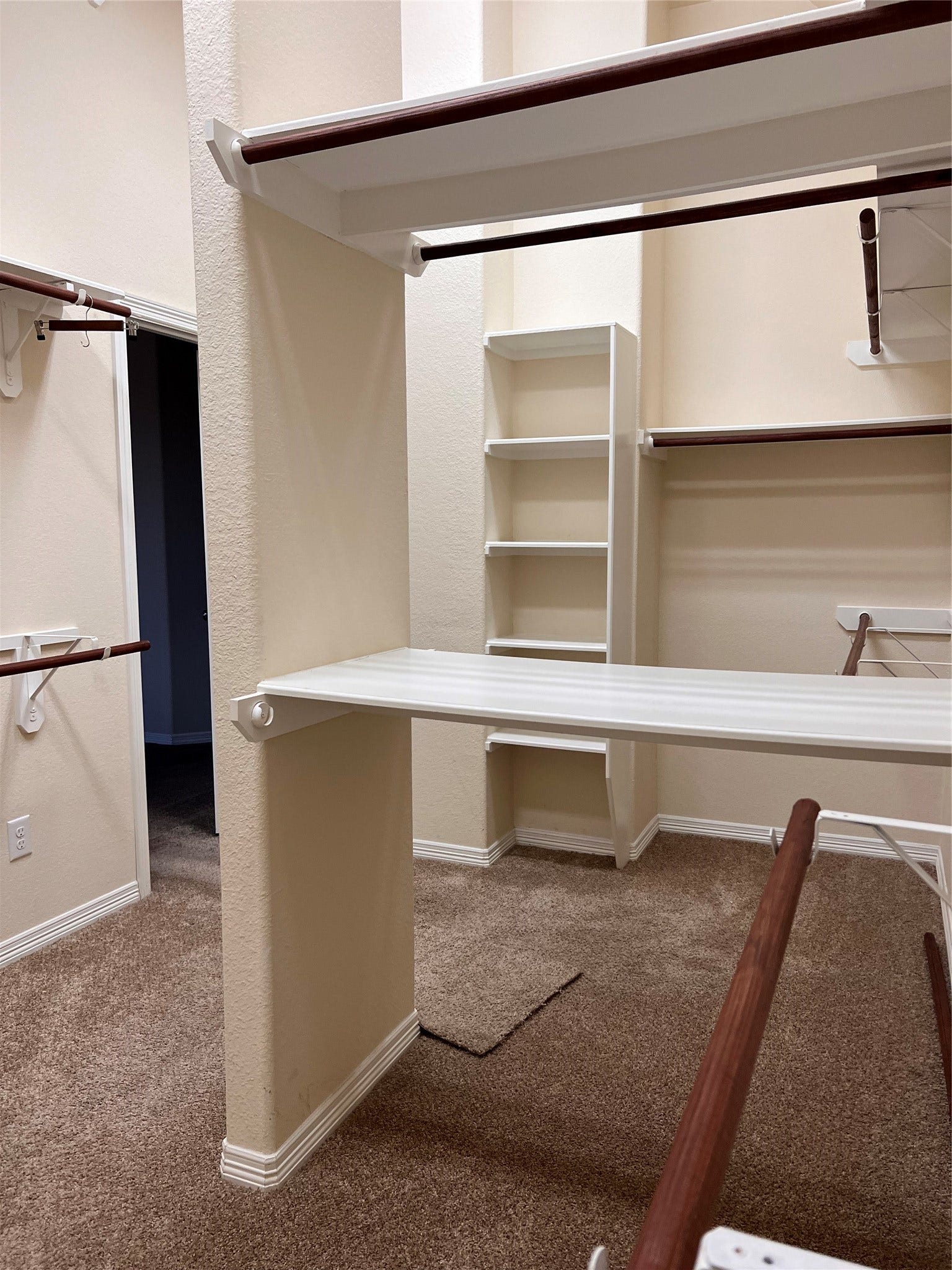 Primary closet