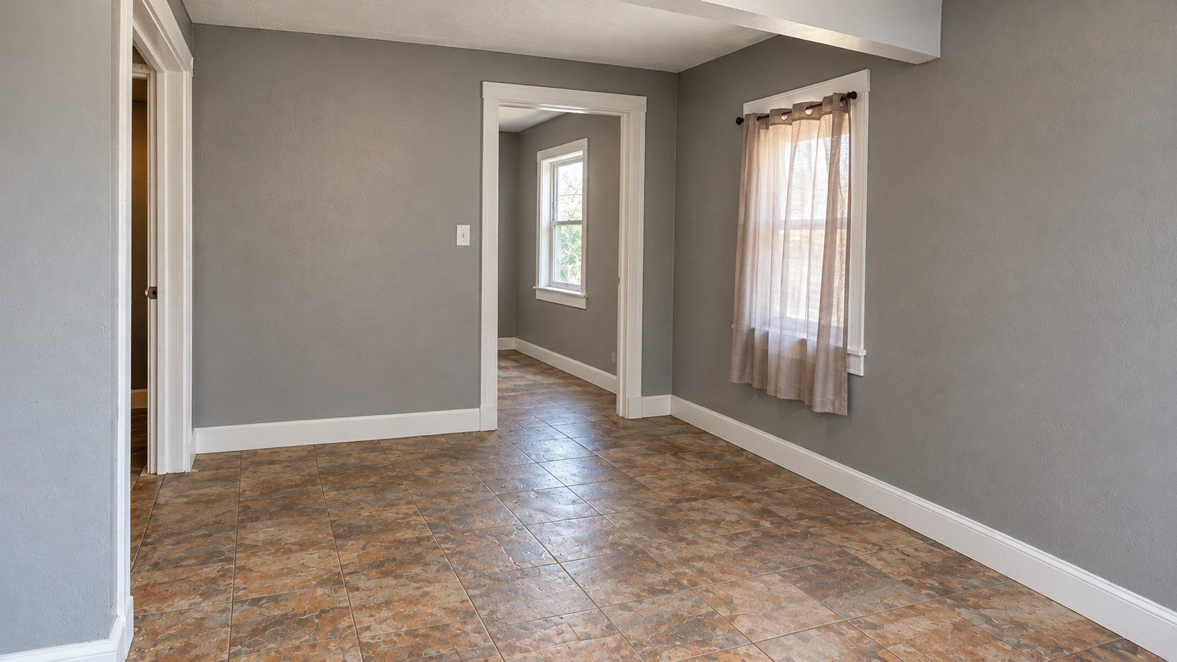 Rear View + Covered Patio