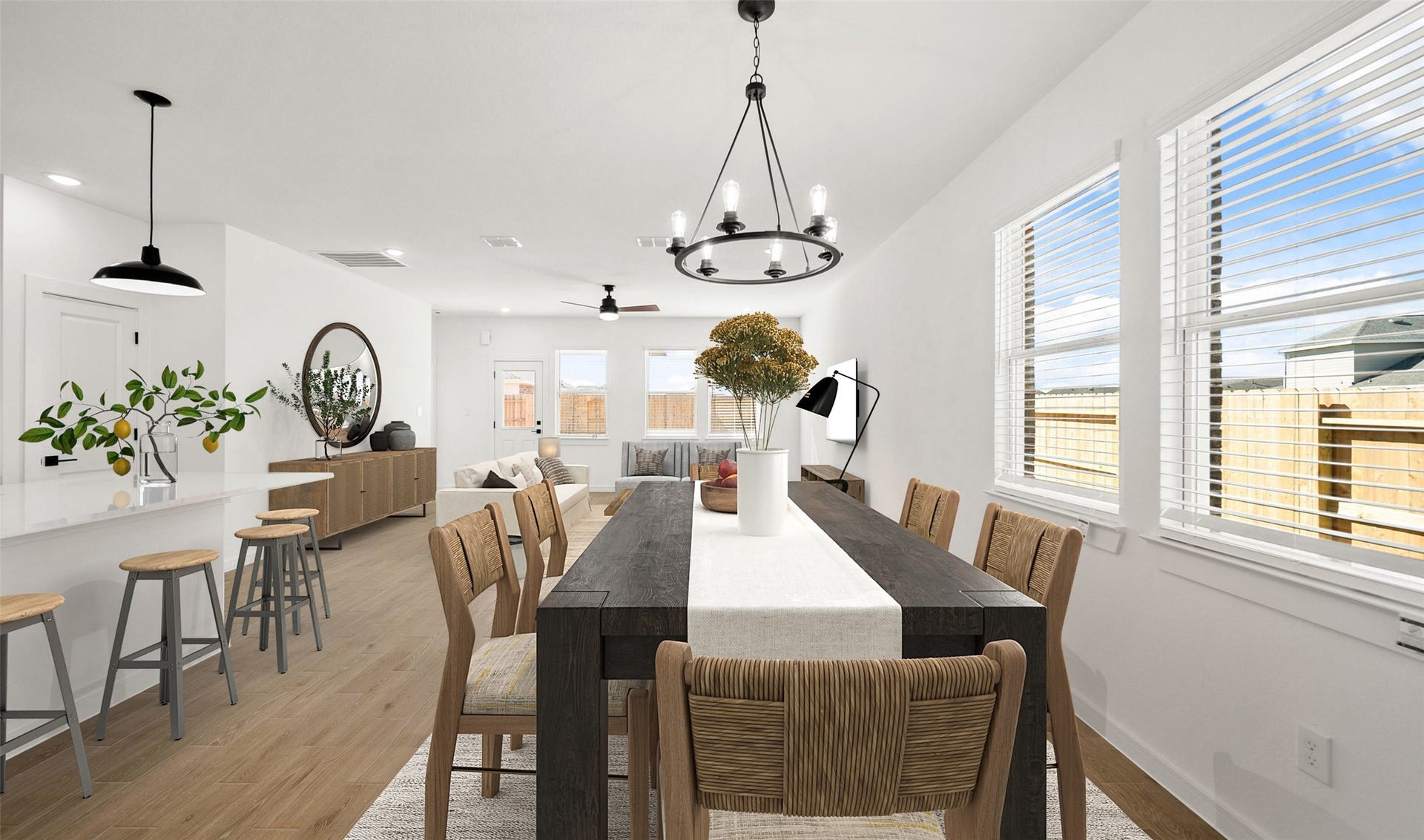 567 Day Station Drive, Dayton, TX 77535 Sun-lit dining area (*Photo not of actual home and used for illustration purposes only.)