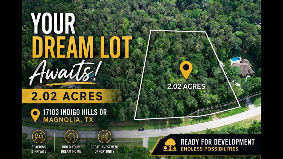 Property photo for 17103 Indigo Hills Drive, Magnolia, TX