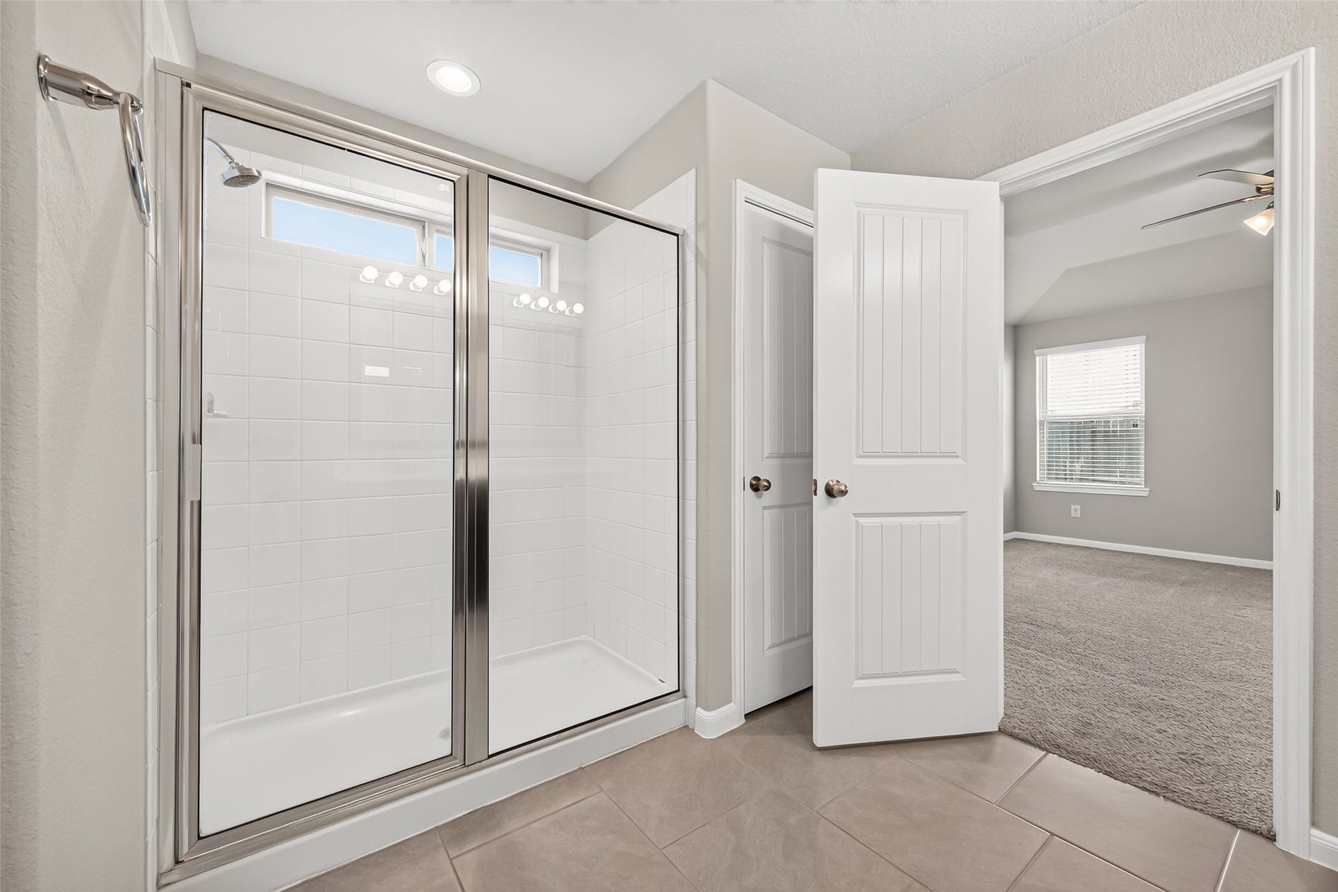 3002 Lightles Manor Court, Katy, TX 77494 Standing shower only in the master bathroom.