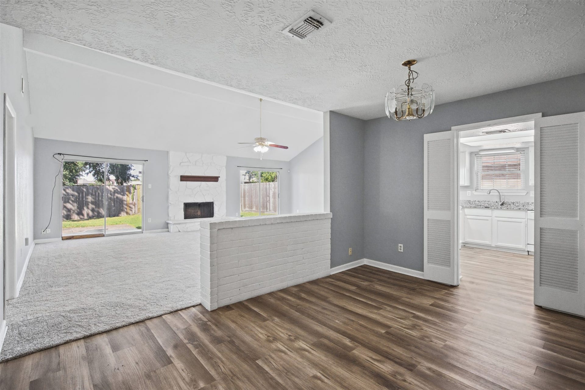 1323 Castle Glen Drive, Houston, TX 77015 Made for gathering! The dining area flows into a spacious living room, creating an inviting setting for dinner parties, holiday celebrations, and everyday moments together.