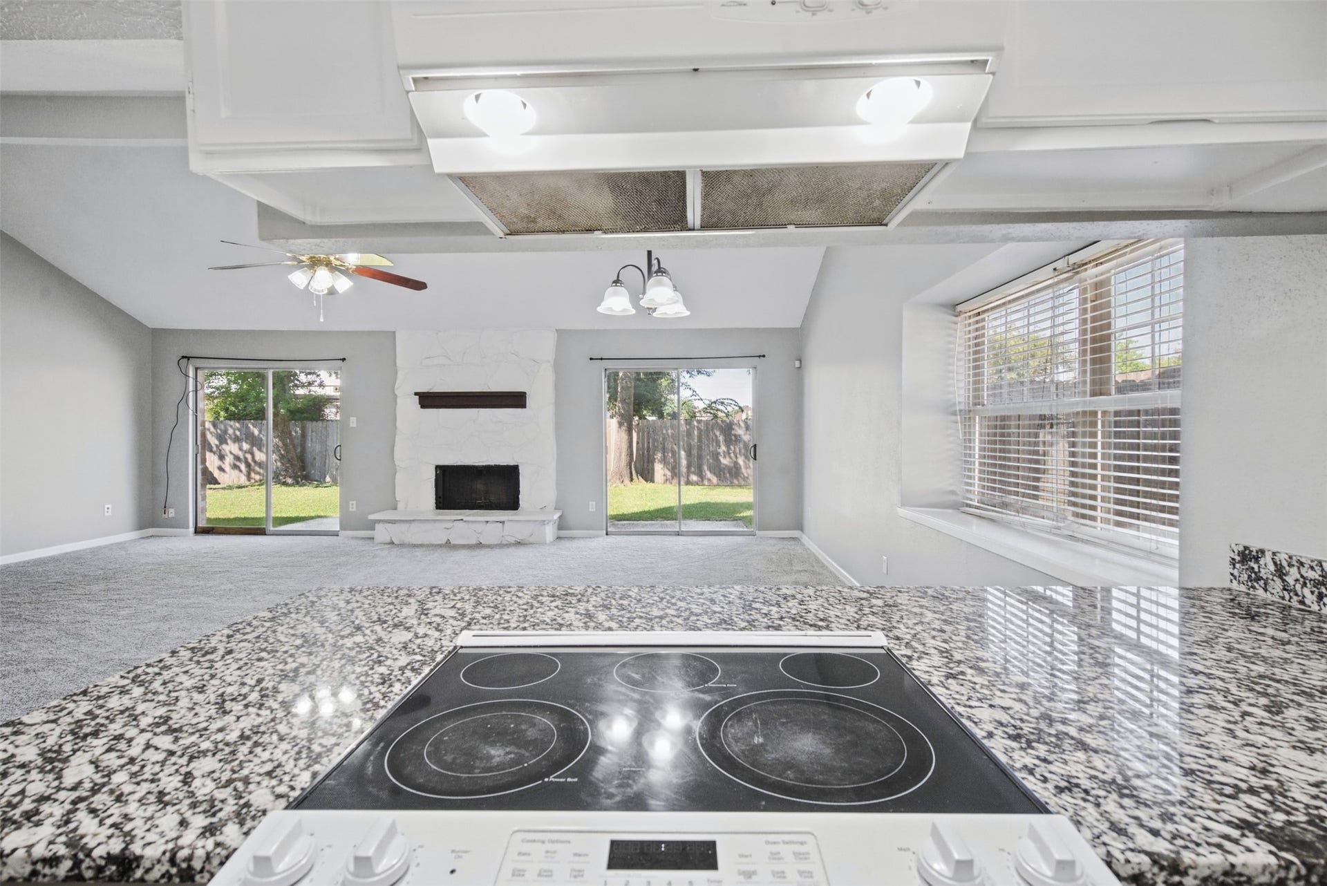 1323 Castle Glen Drive, Houston, TX 77015 Cook, connect, and entertain without missing a moment! This kitchen opens to the spacious living area, allowing conversations to flow while meals are being prepared.