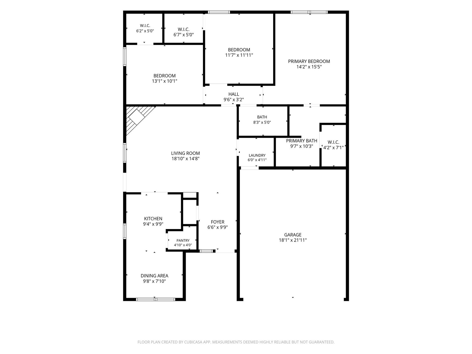 5226 Chasewood Drive, Bacliff, TX 77518 Floor plan of the home!
