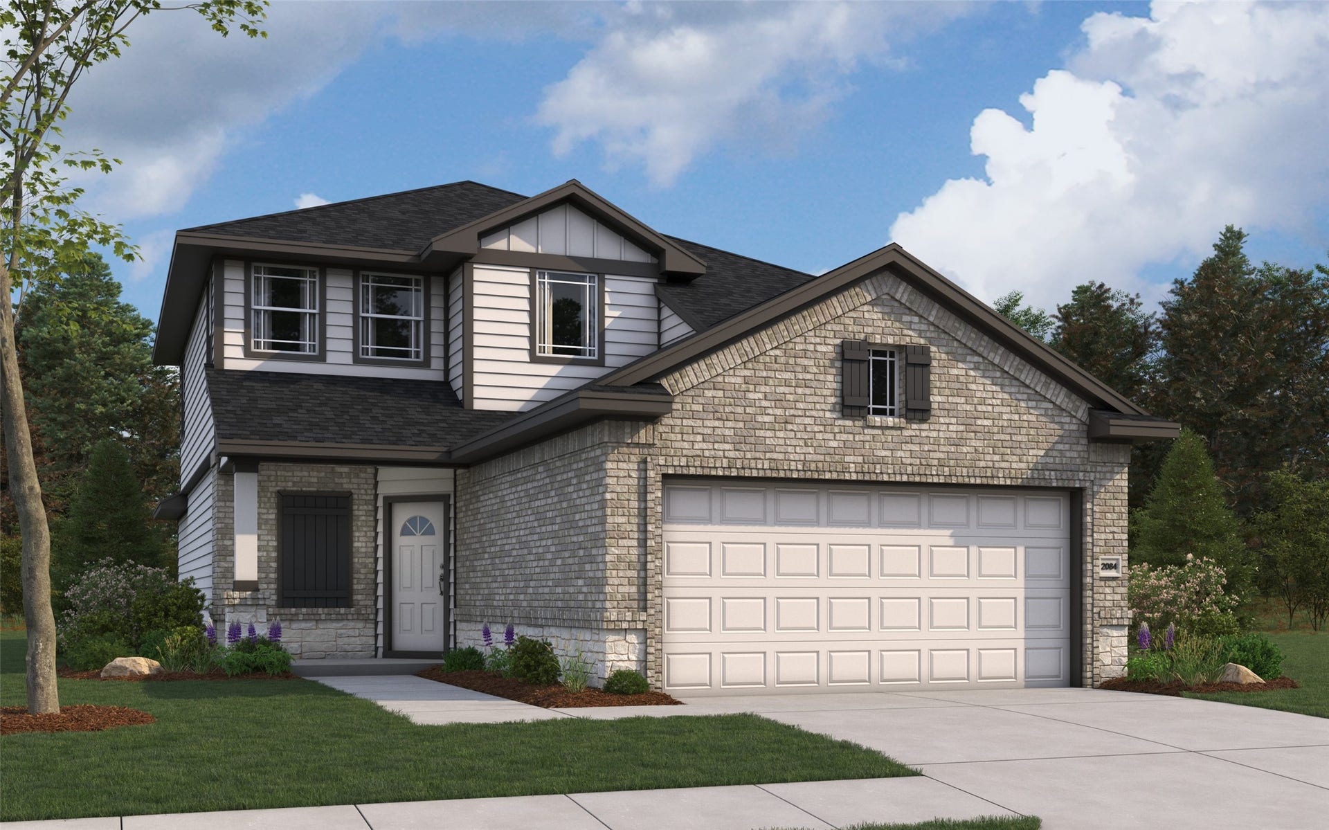 11940 Avian Avenue, Conroe, TX 77303 Rendering of floor plan. Colors and features may differ from shown representation.
