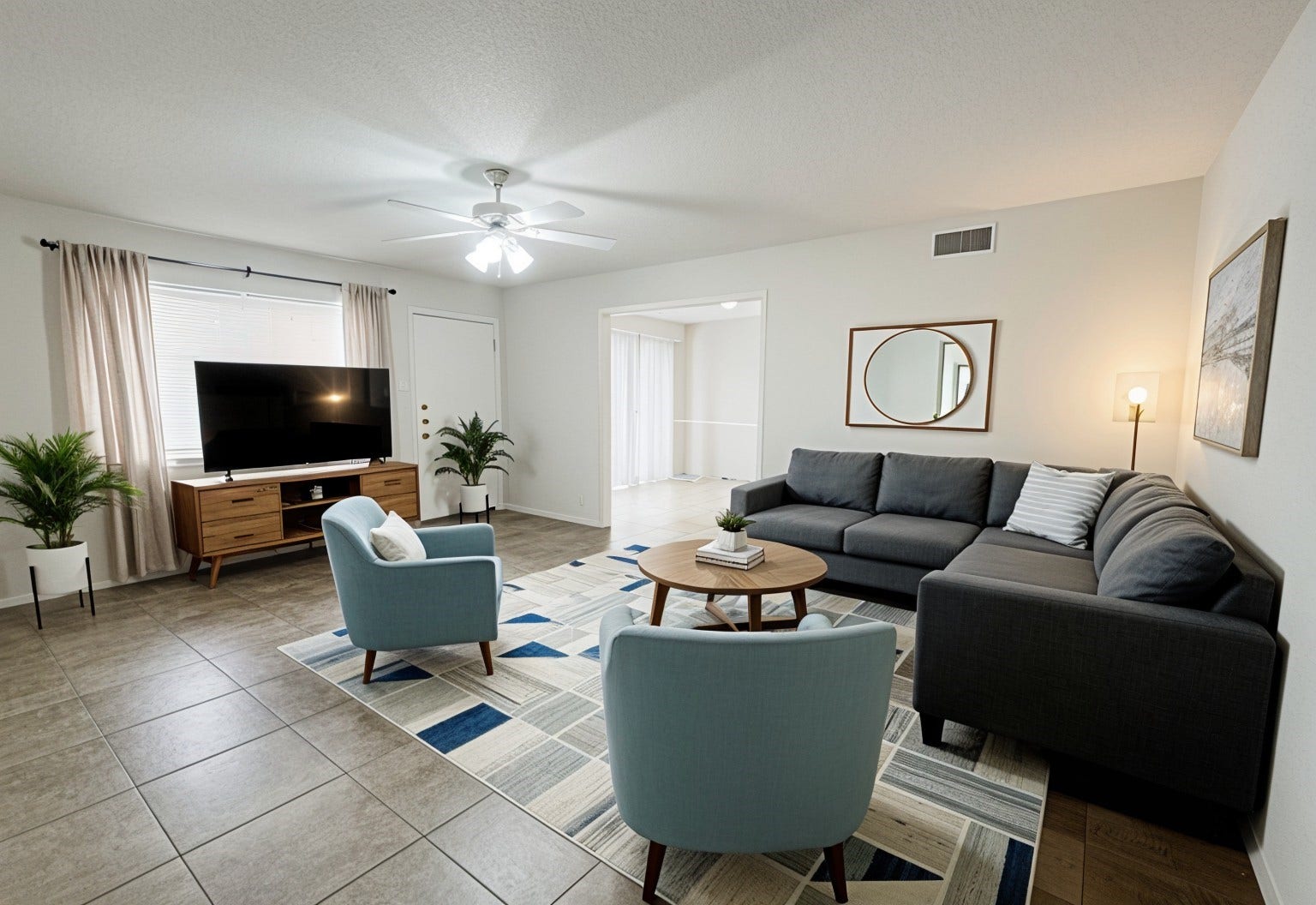 12023 Greenwood Forest Drive, #B, Houston, TX 77066 AI Staged Photo