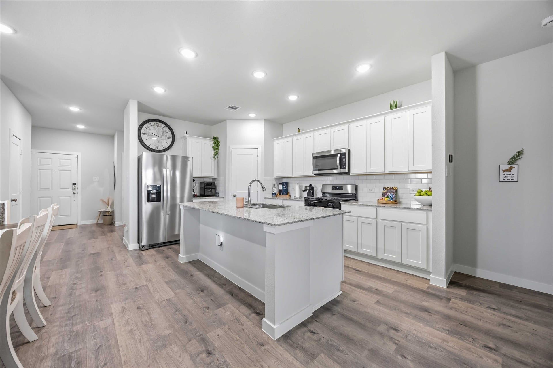 Sleek Kitchen Area