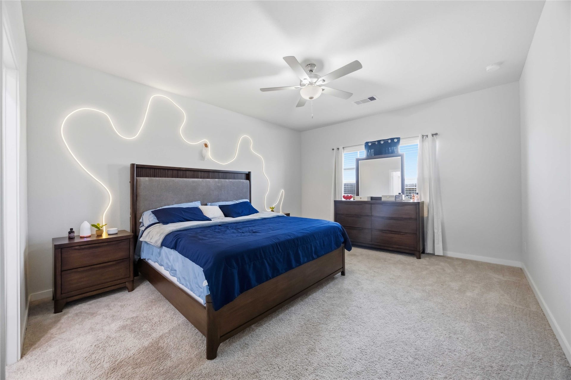 Primary Bed Room Located on First Floor