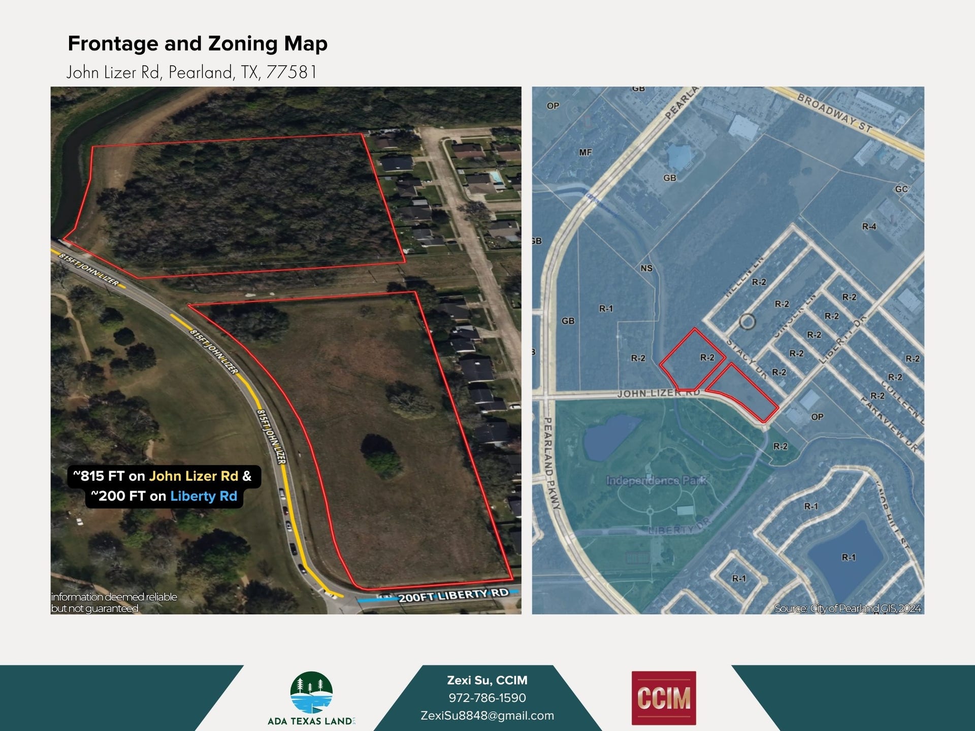 TBD John Lizer Road, Pearland, TX 77581 TBD John Lizer Road, Pearland, TX 77581