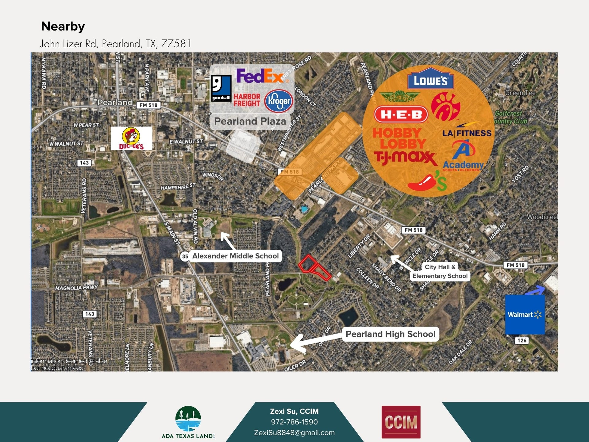 TBD John Lizer Road, Pearland, TX 77581 TBD John Lizer Road, Pearland, TX 77581