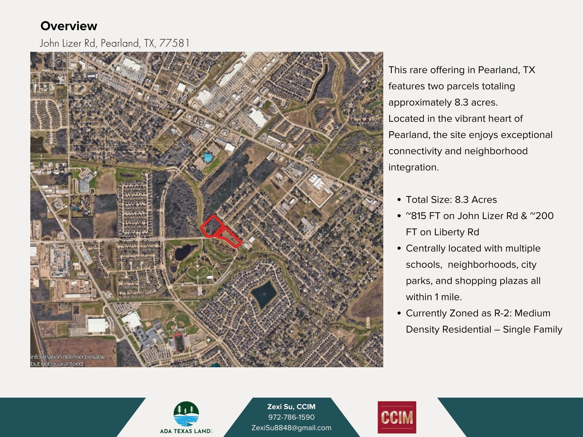 TBD John Lizer Road, Pearland, TX 77581 TBD John Lizer Road, Pearland, TX 77581