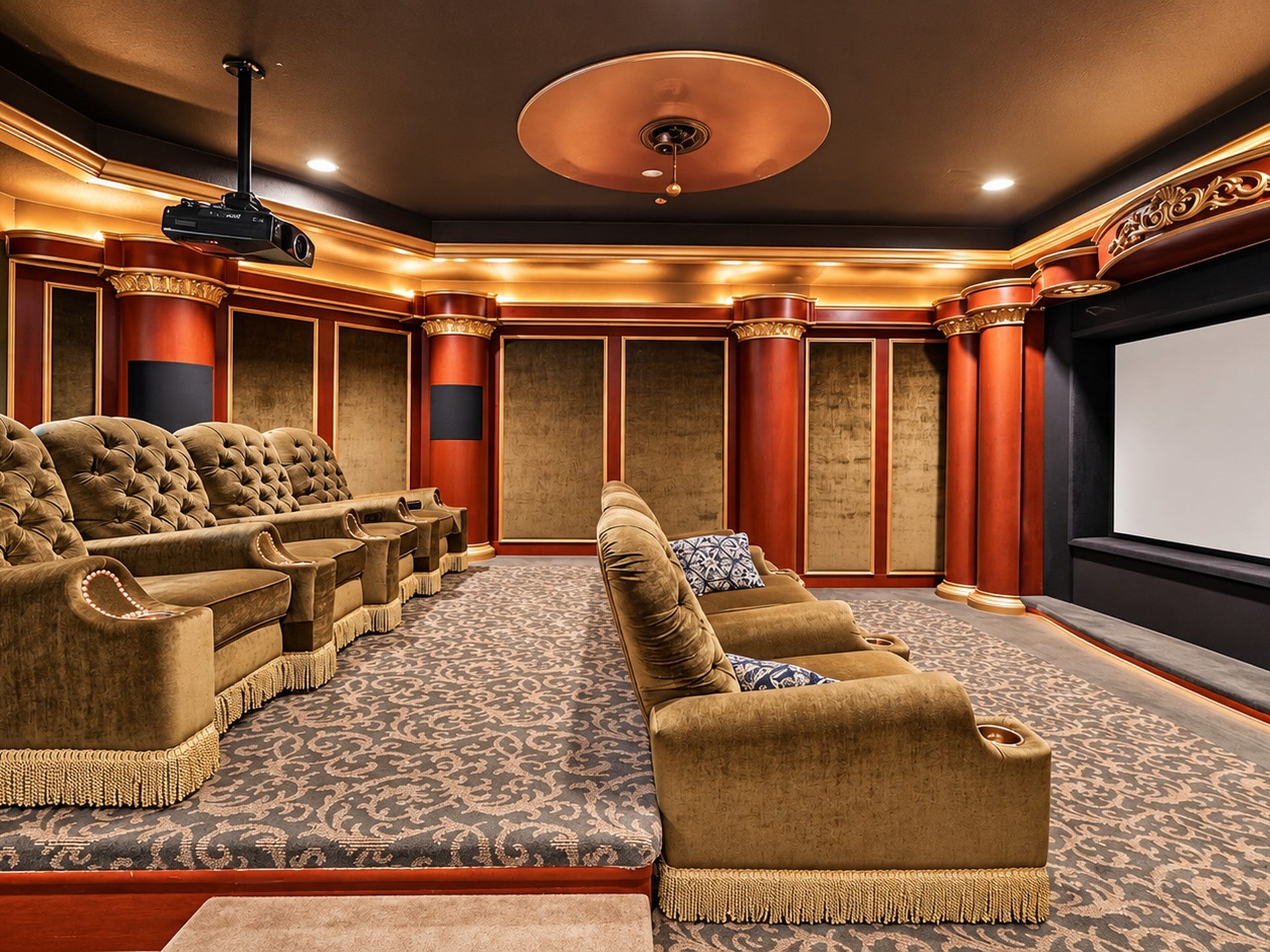 25207 Hideaway Run Drive, Spring, TX 77389 The theater room is spectacular