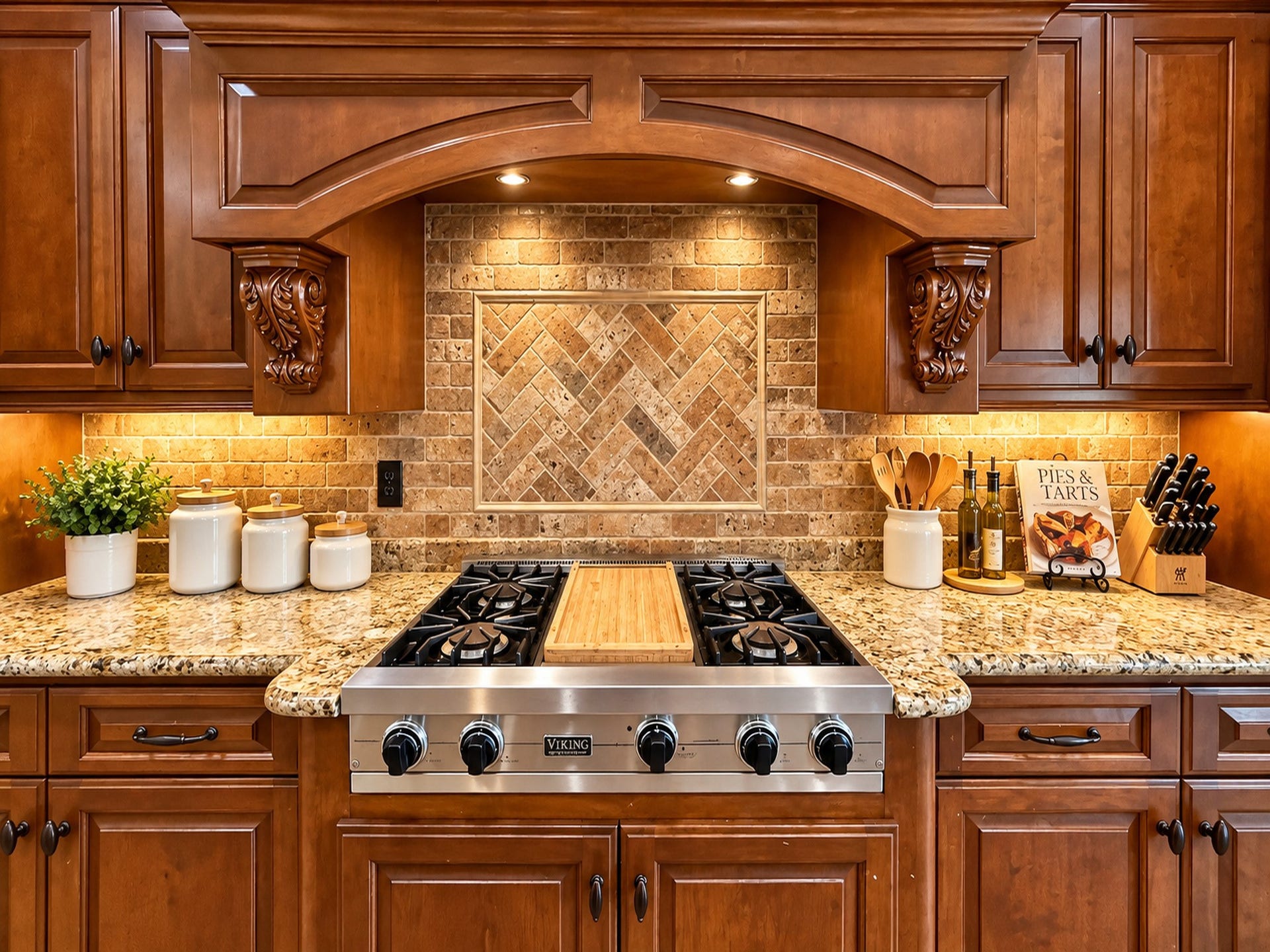 25207 Hideaway Run Drive, Spring, TX 77389 Viking gas cooktop
