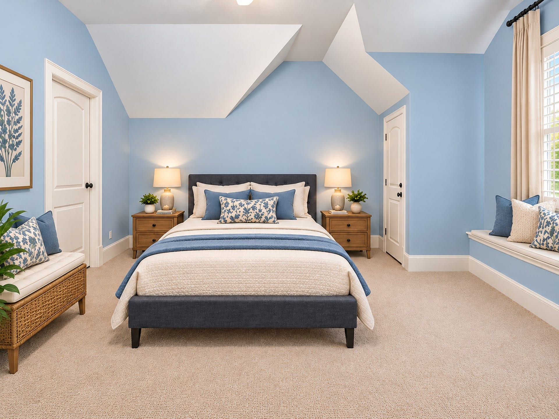 25207 Hideaway Run Drive, Spring, TX 77389 This upstairs Bedroom has an ensuite bathroom