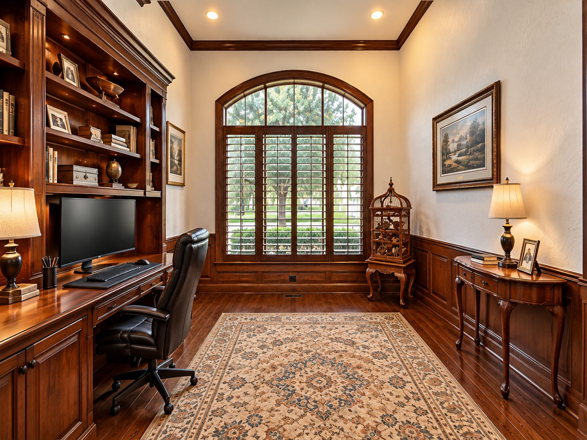 25207 Hideaway Run Drive, Spring, TX 77389 Step thru the French Doors into the private home office