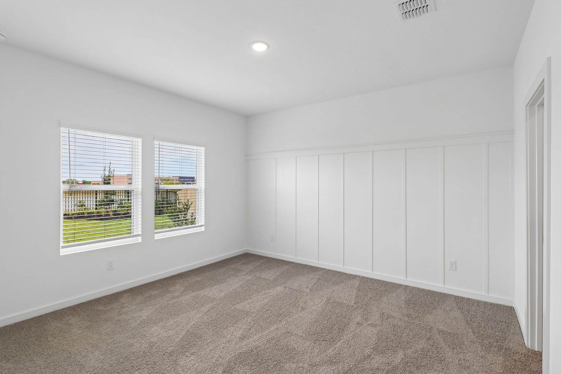 Spacious primary suite