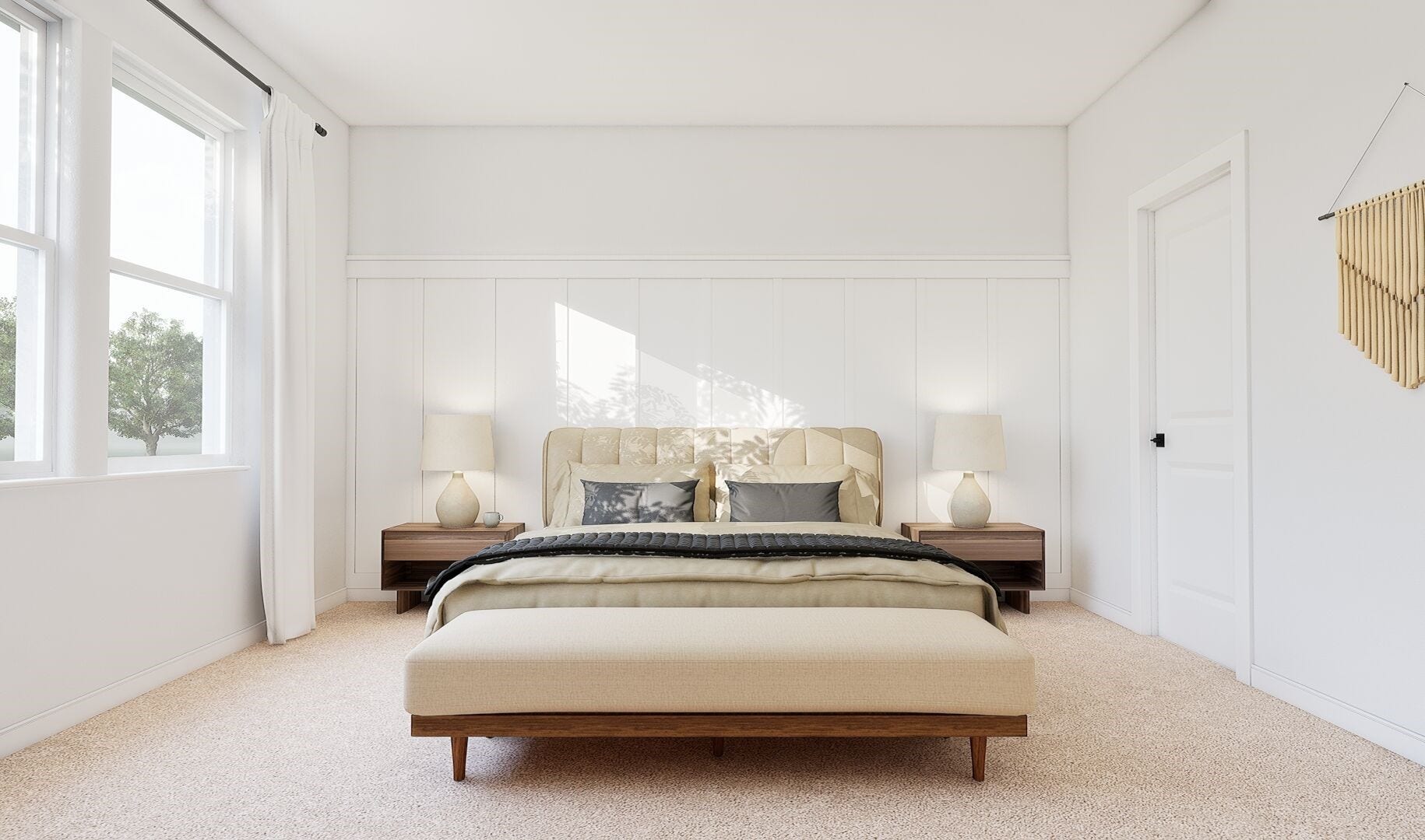 Secluded primary suite (*Artist rendering used for illustration purposes only.)