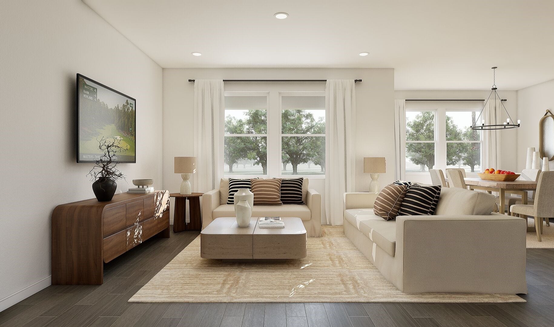 Cozy great room (*Artist rendering used for illustration purposes only.)