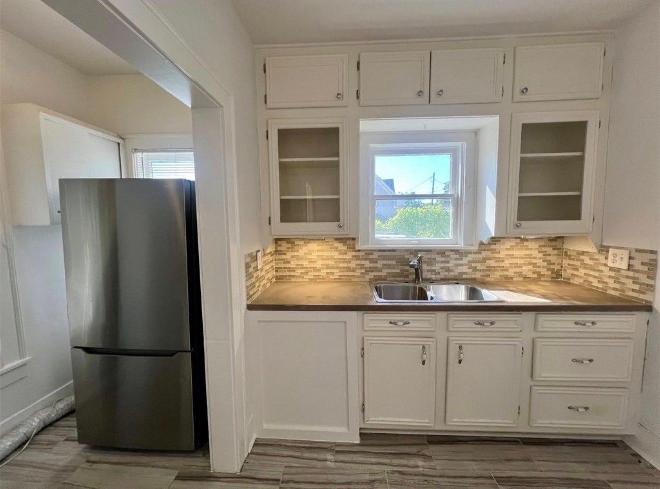 Updated kitchens in each unit.