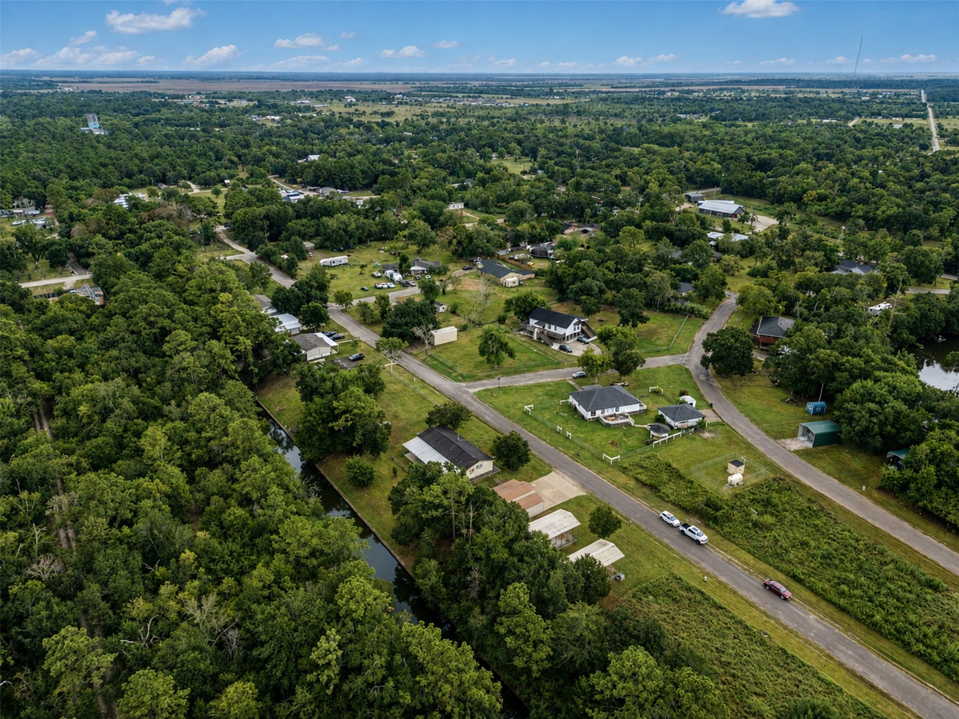 52 County Road 302, Alvin, TX 77511 Ariel View