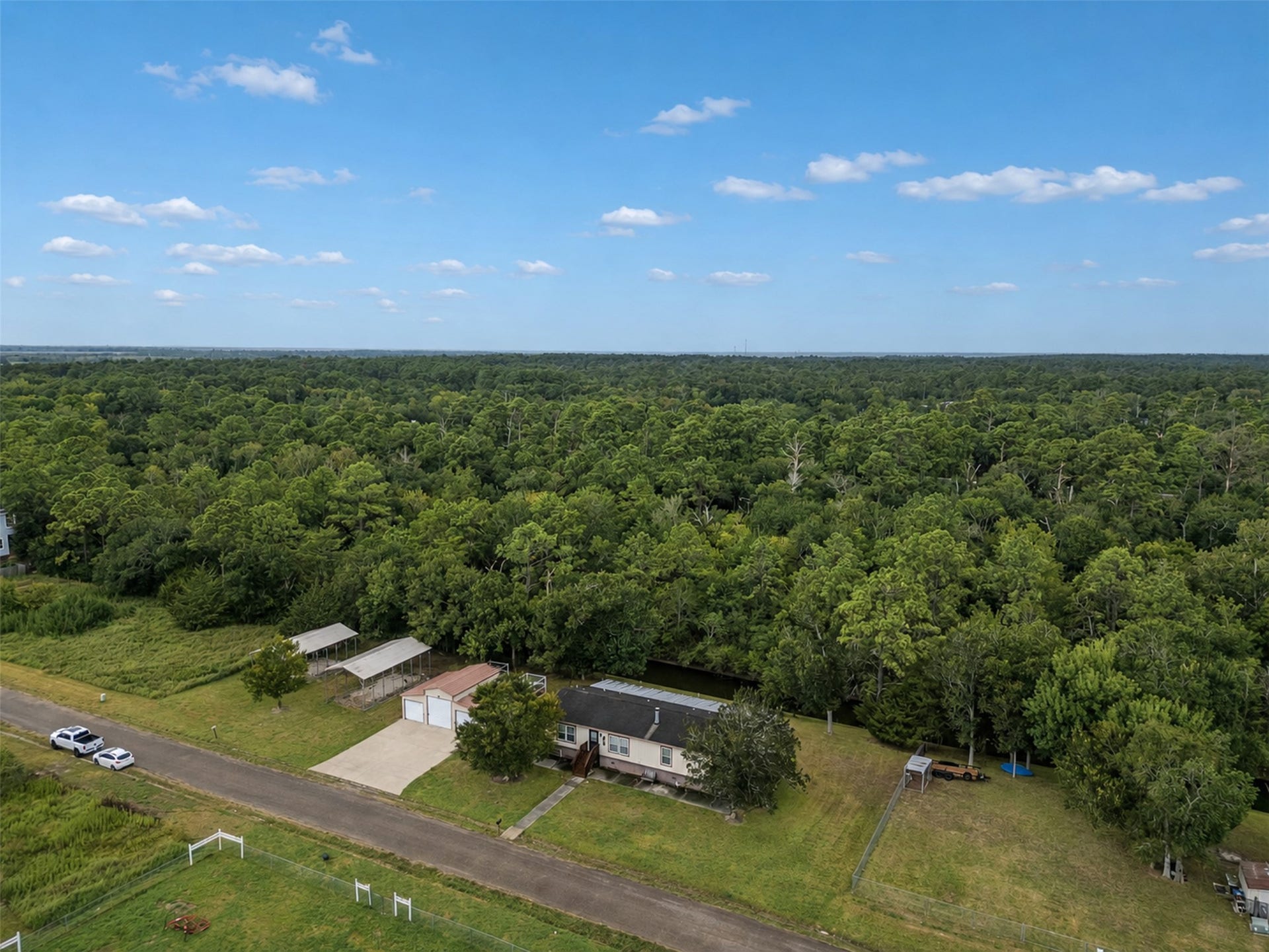 52 County Road 302, Alvin, TX 77511 Ariel View