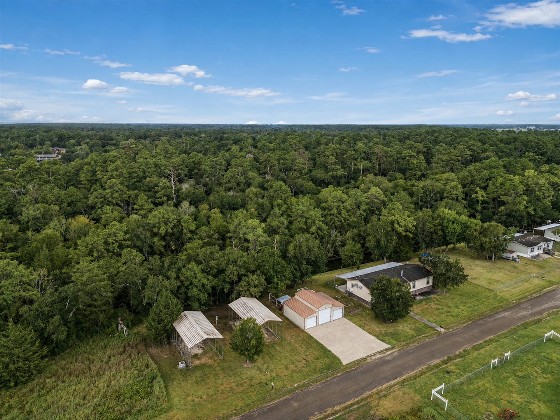 52 County Road 302, Alvin, TX 77511 Ariel View