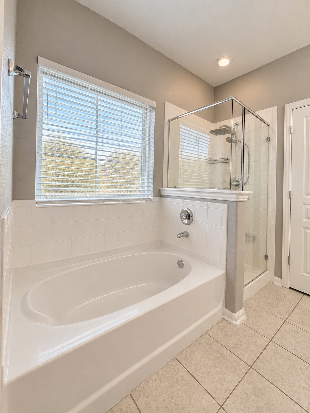 PRIMARY BATH WITH WALK-IN SHOWER AND TUB
